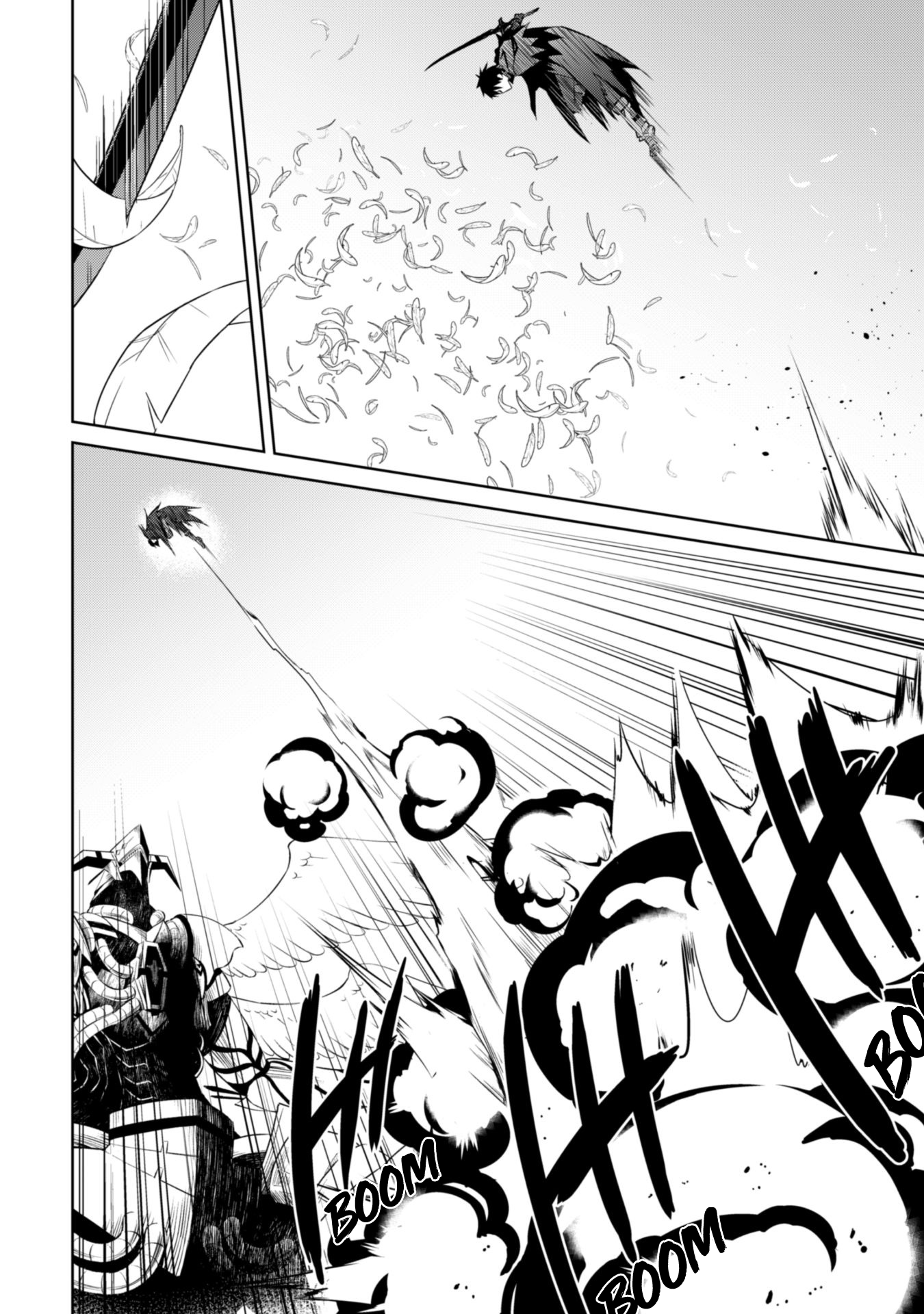 Halaman dari Boushoku no Berserk ~Ore dake Level to Iu Gainen wo Toppa suru~ Chapter 21