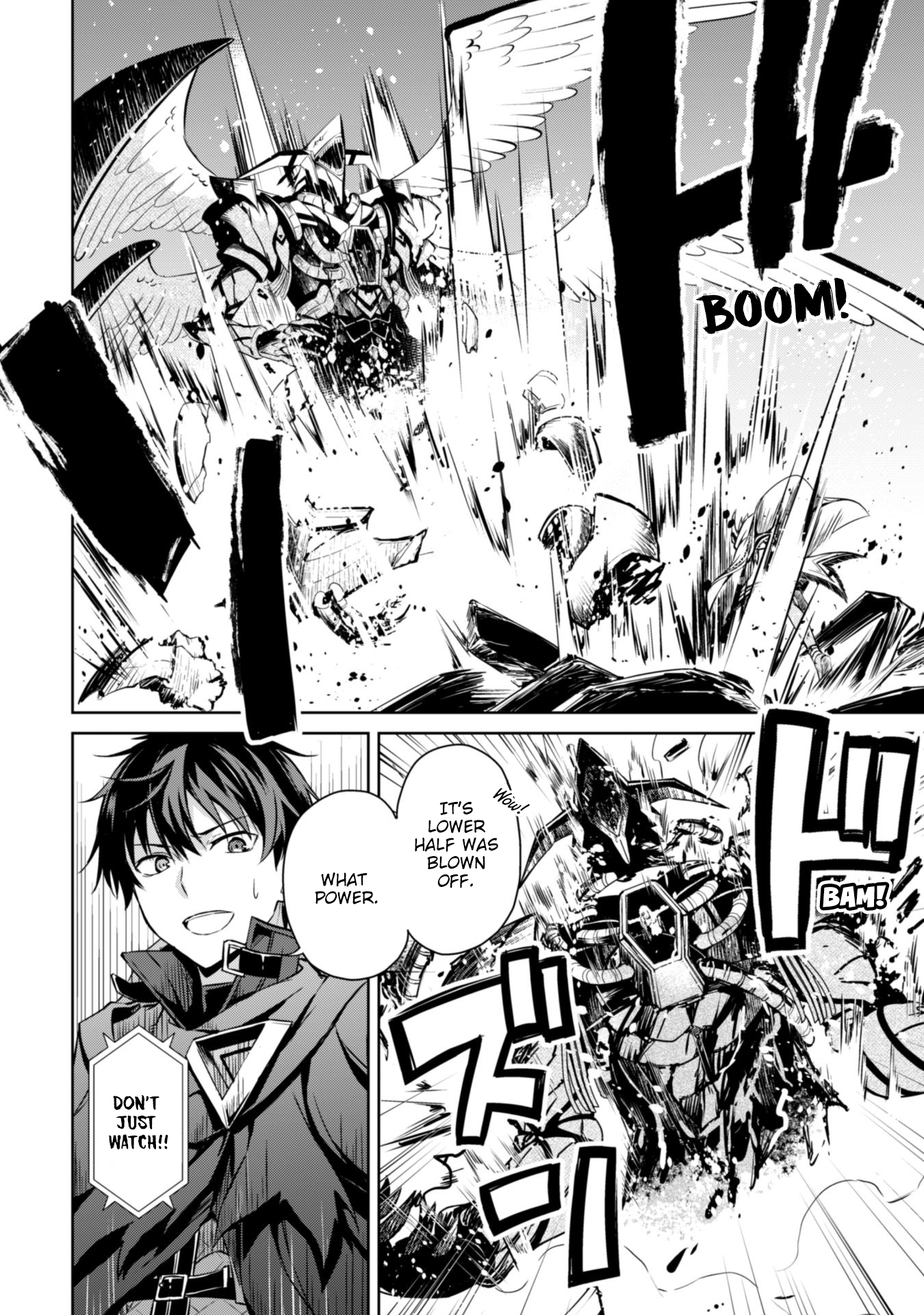 Halaman dari Boushoku no Berserk ~Ore dake Level to Iu Gainen wo Toppa suru~ Chapter 21