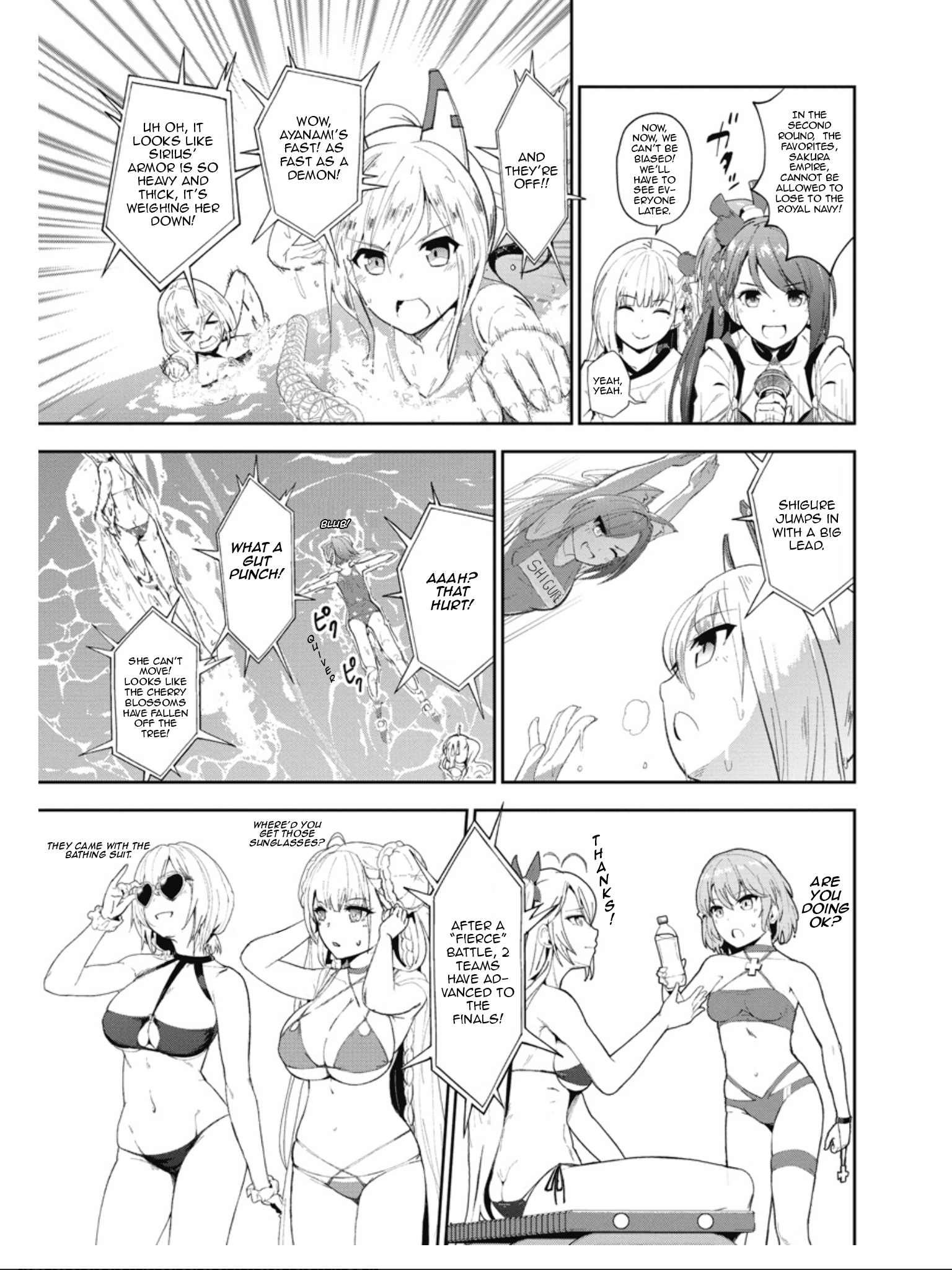 Halaman dari Azur Lane the Animation: Vacation Chapter 11