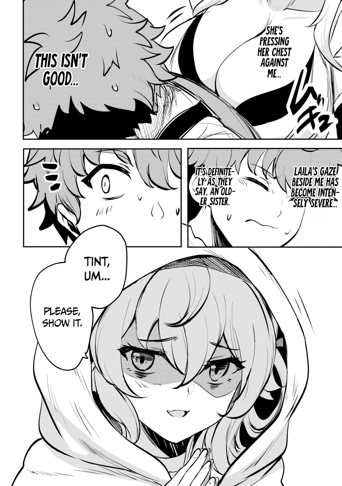 Halaman dari Dore dake Doryoku Shite mo Mannen Level 0 no Ore wa Tsuihou Sareta ~Shin no Teki to Yobareta Shounen wa, Shachiku Megami to Deatte Saikyou no Chikara wo Te ni Ireru~ Chapter 7