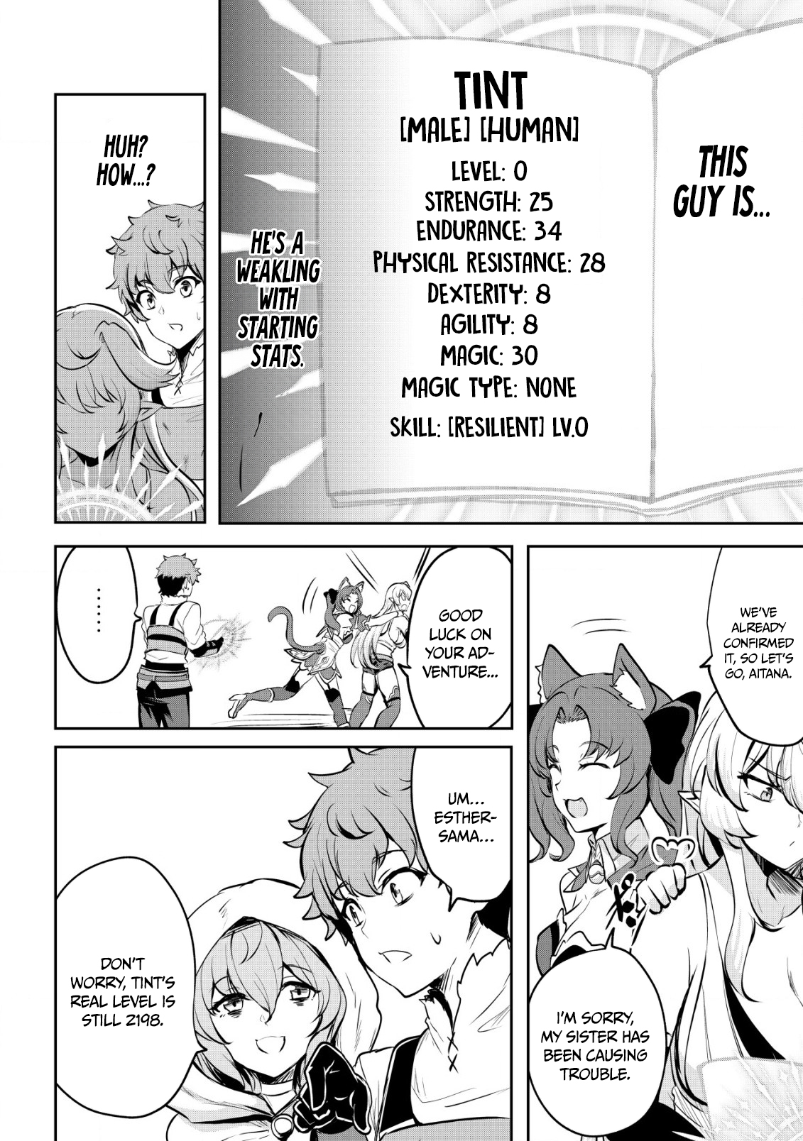 Halaman dari Dore dake Doryoku Shite mo Mannen Level 0 no Ore wa Tsuihou Sareta ~Shin no Teki to Yobareta Shounen wa, Shachiku Megami to Deatte Saikyou no Chikara wo Te ni Ireru~ Chapter 7