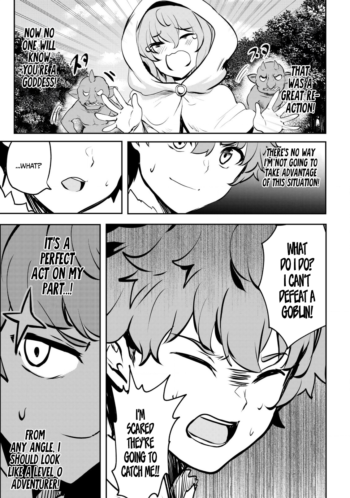Halaman dari Dore dake Doryoku Shite mo Mannen Level 0 no Ore wa Tsuihou Sareta ~Shin no Teki to Yobareta Shounen wa, Shachiku Megami to Deatte Saikyou no Chikara wo Te ni Ireru~ Chapter 7