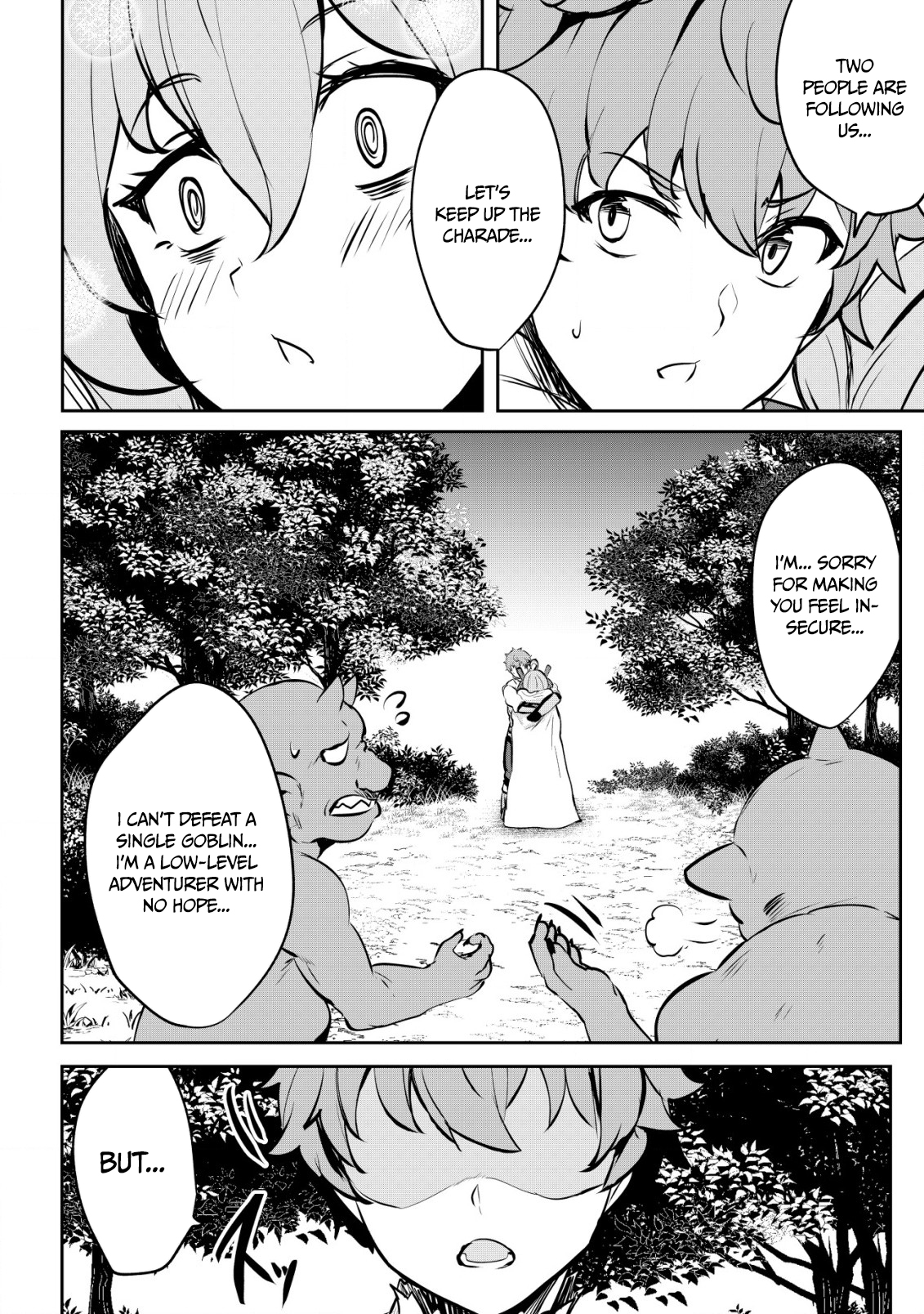 Halaman dari Dore dake Doryoku Shite mo Mannen Level 0 no Ore wa Tsuihou Sareta ~Shin no Teki to Yobareta Shounen wa, Shachiku Megami to Deatte Saikyou no Chikara wo Te ni Ireru~ Chapter 7