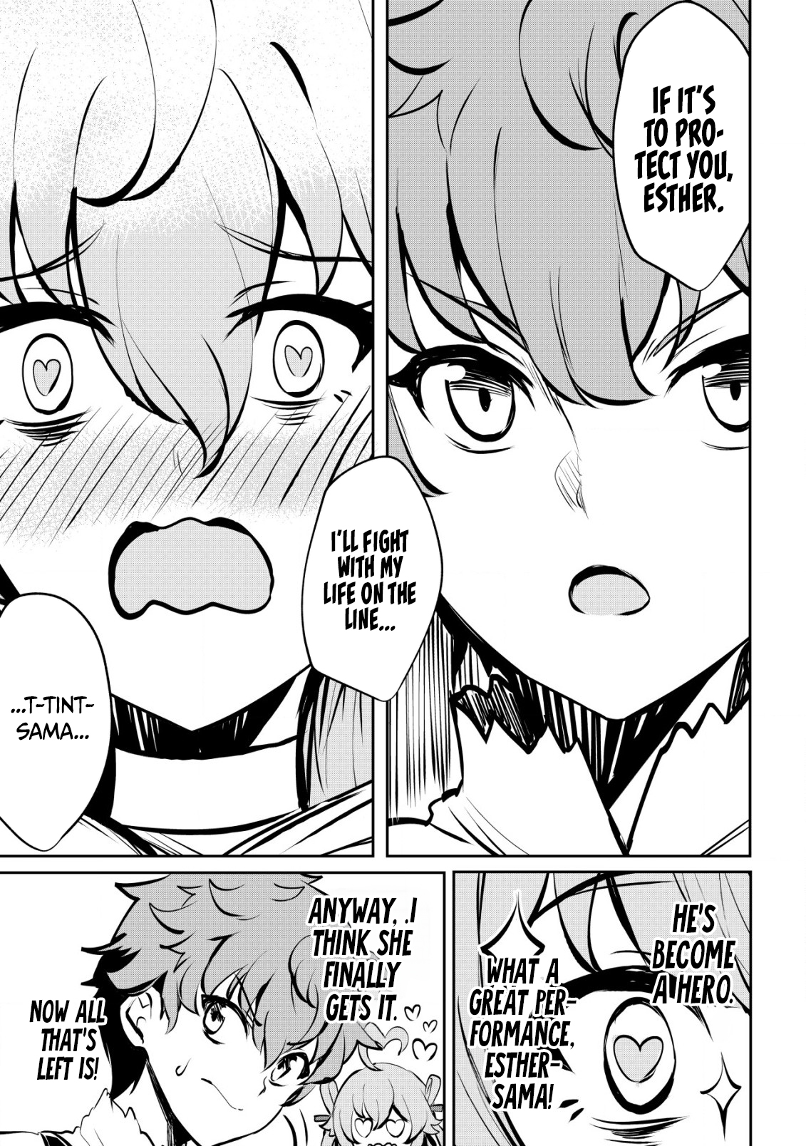 Halaman dari Dore dake Doryoku Shite mo Mannen Level 0 no Ore wa Tsuihou Sareta ~Shin no Teki to Yobareta Shounen wa, Shachiku Megami to Deatte Saikyou no Chikara wo Te ni Ireru~ Chapter 7