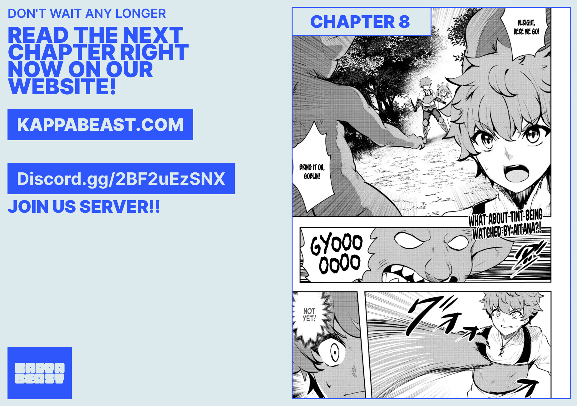 Halaman dari Dore dake Doryoku Shite mo Mannen Level 0 no Ore wa Tsuihou Sareta ~Shin no Teki to Yobareta Shounen wa, Shachiku Megami to Deatte Saikyou no Chikara wo Te ni Ireru~ Chapter 7