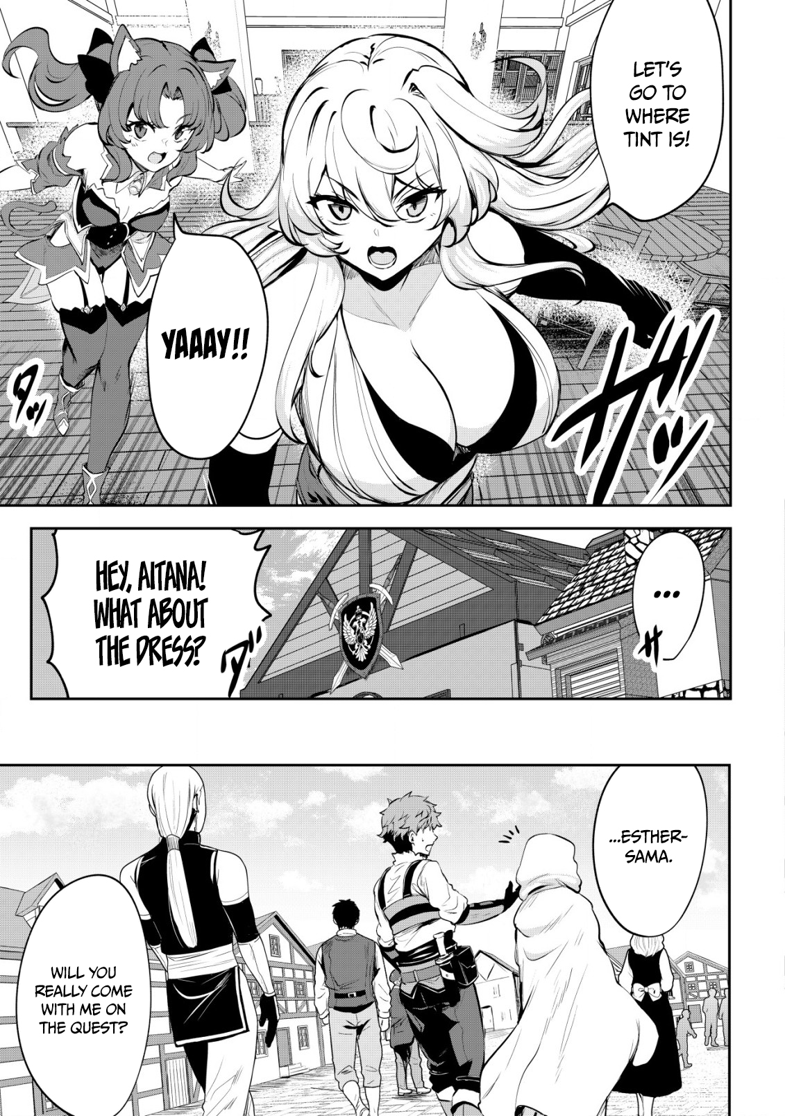 Halaman dari Dore dake Doryoku Shite mo Mannen Level 0 no Ore wa Tsuihou Sareta ~Shin no Teki to Yobareta Shounen wa, Shachiku Megami to Deatte Saikyou no Chikara wo Te ni Ireru~ Chapter 7