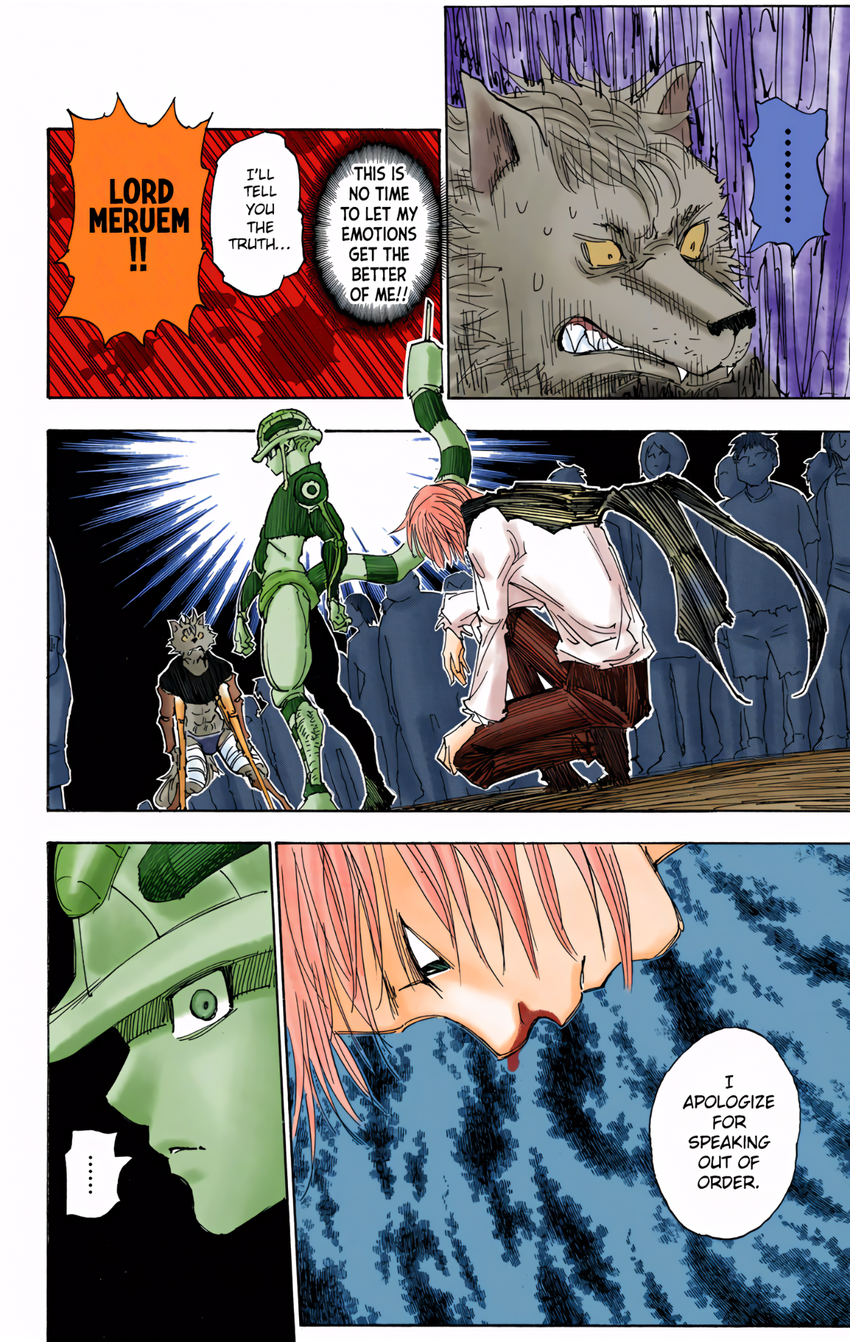 Halaman dari HUNTER x HUNTER (Official Colored) Chapter 312