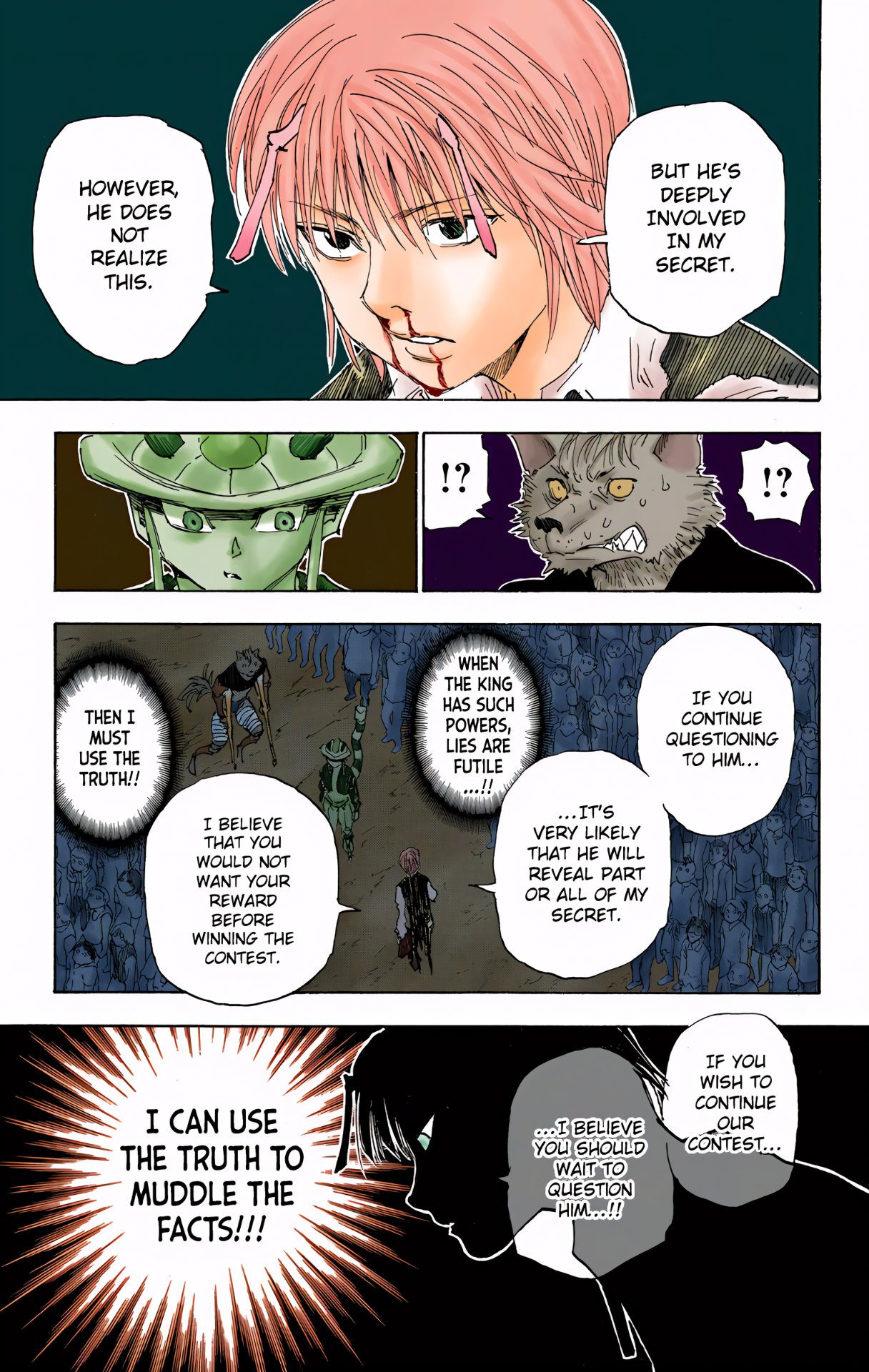 Halaman dari HUNTER x HUNTER (Official Colored) Chapter 312