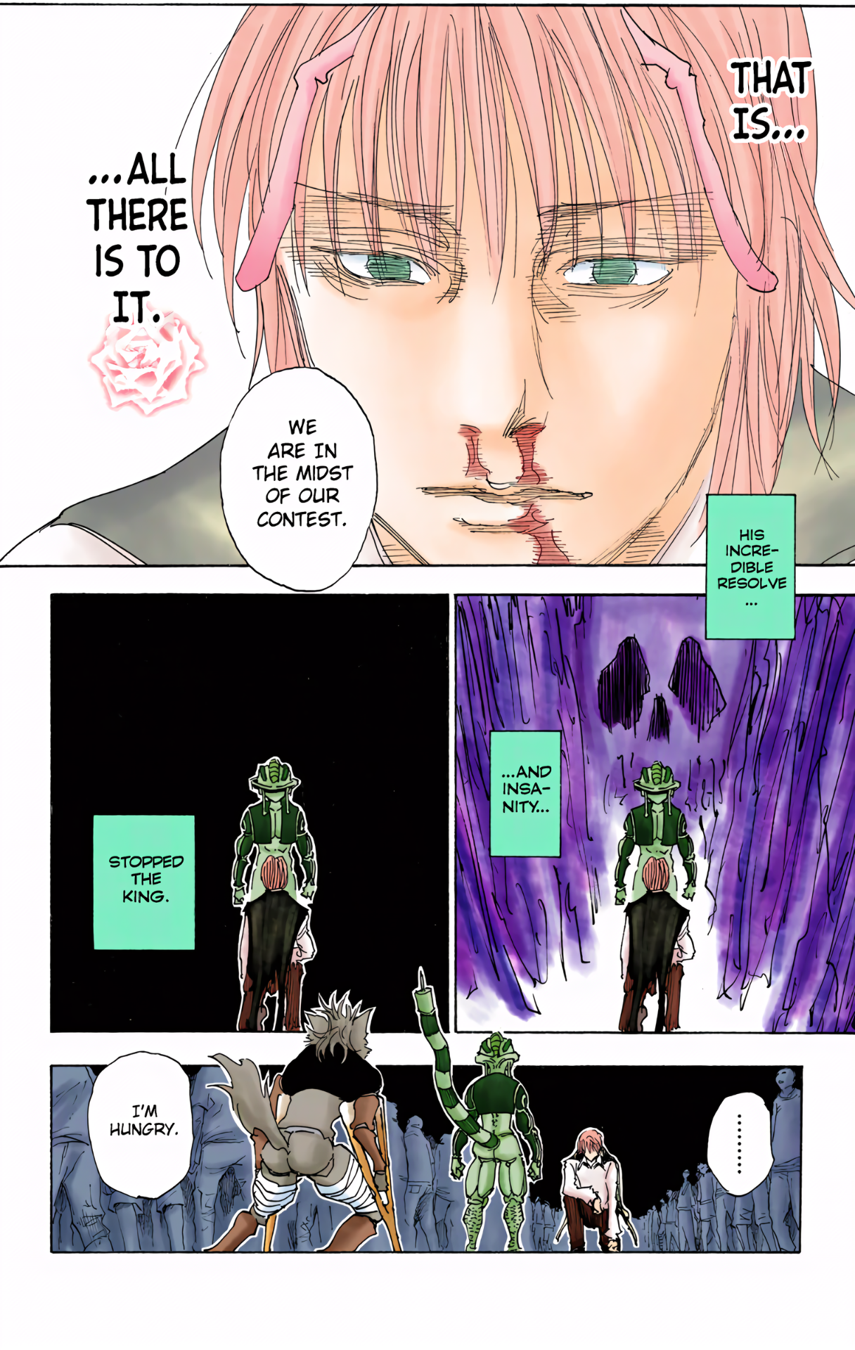 Halaman dari HUNTER x HUNTER (Official Colored) Chapter 312