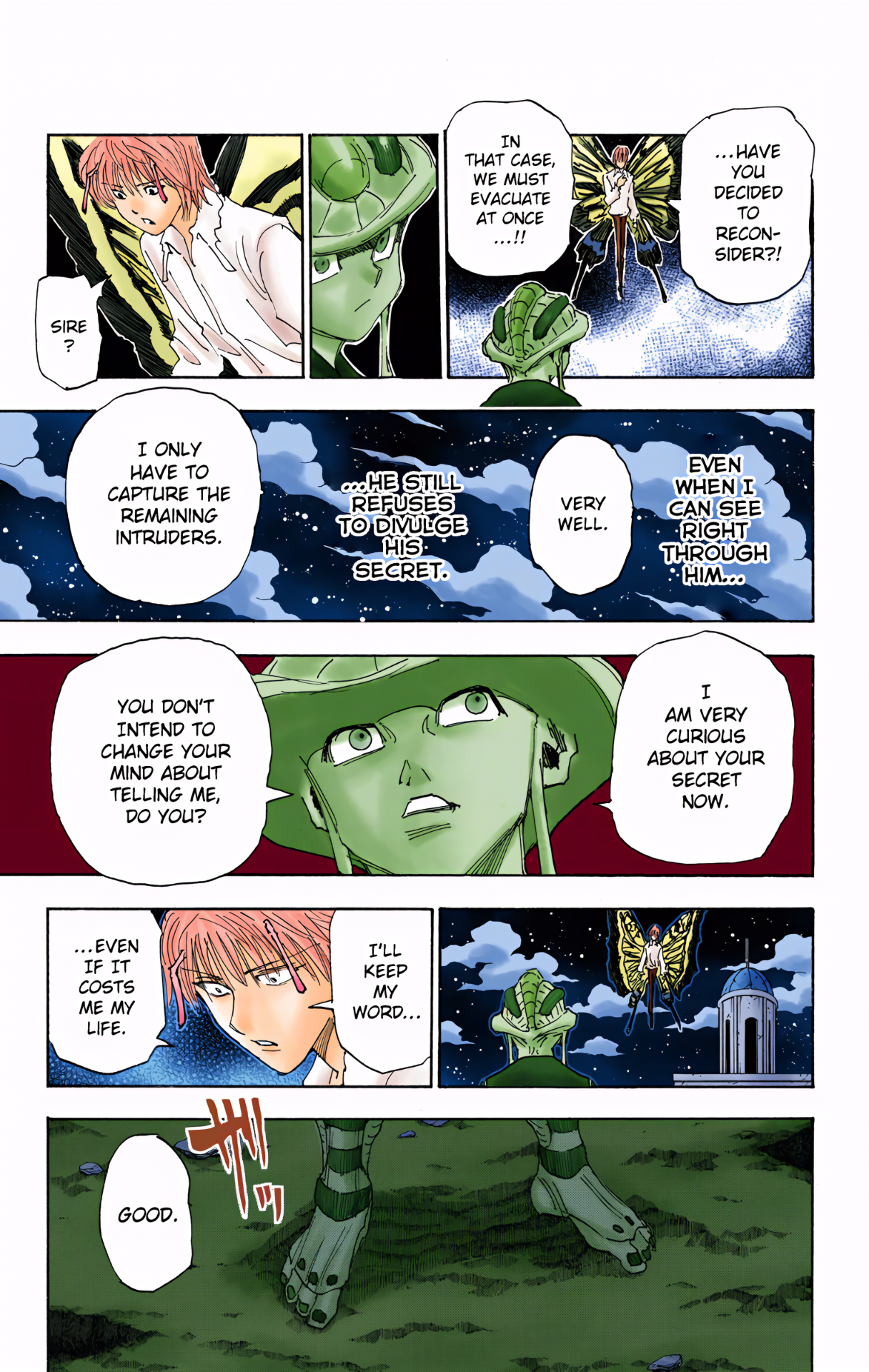 Halaman dari HUNTER x HUNTER (Official Colored) Chapter 312