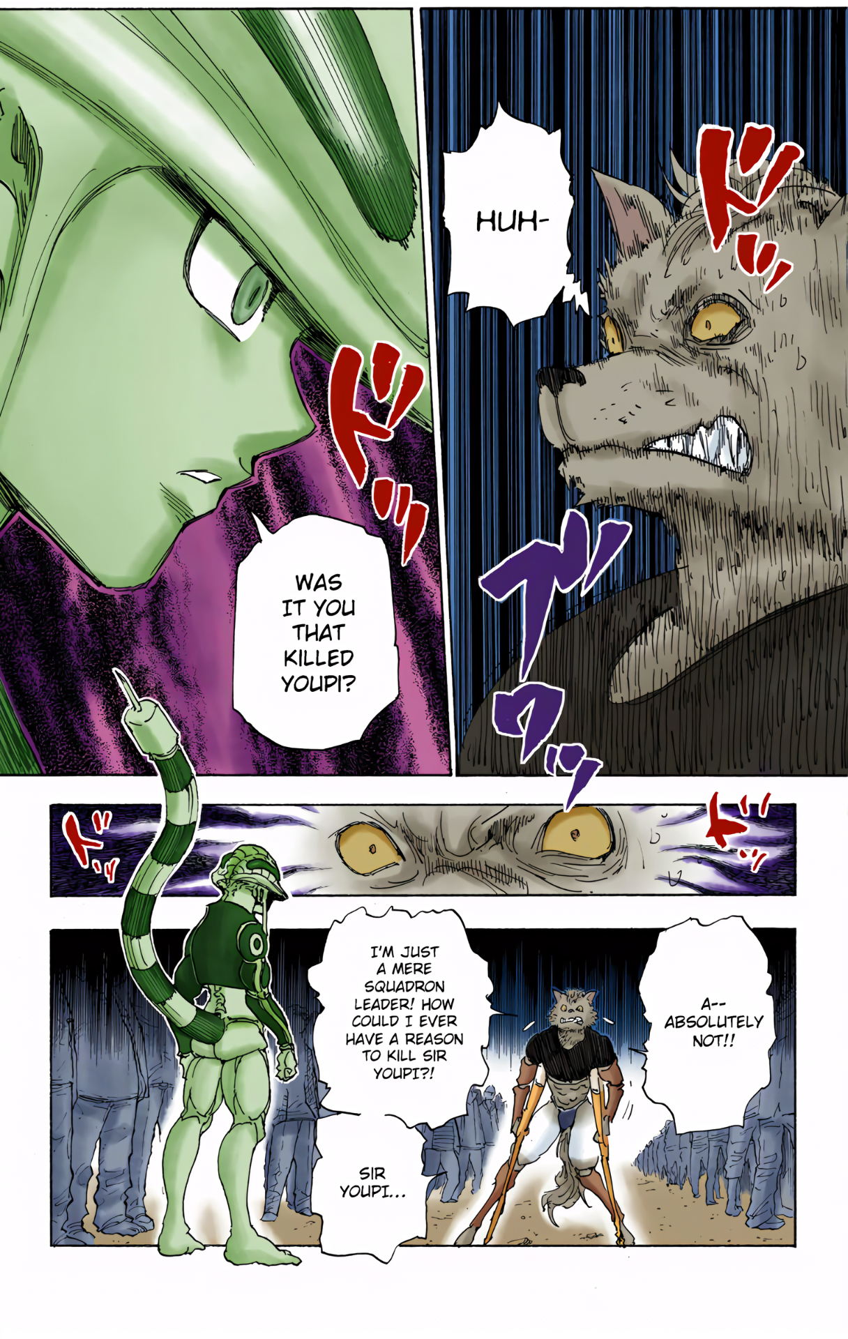 Halaman dari HUNTER x HUNTER (Official Colored) Chapter 312