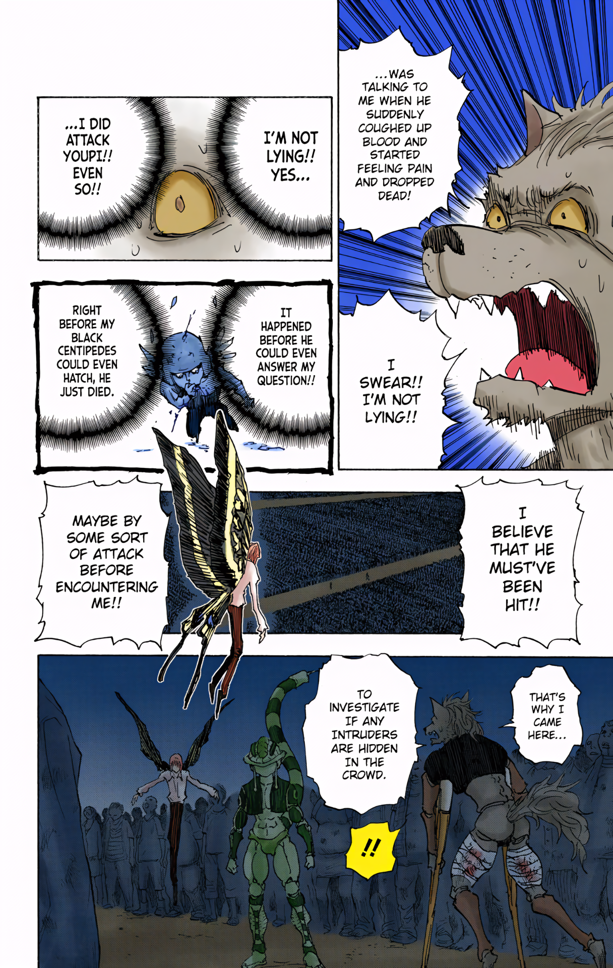 Halaman dari HUNTER x HUNTER (Official Colored) Chapter 312