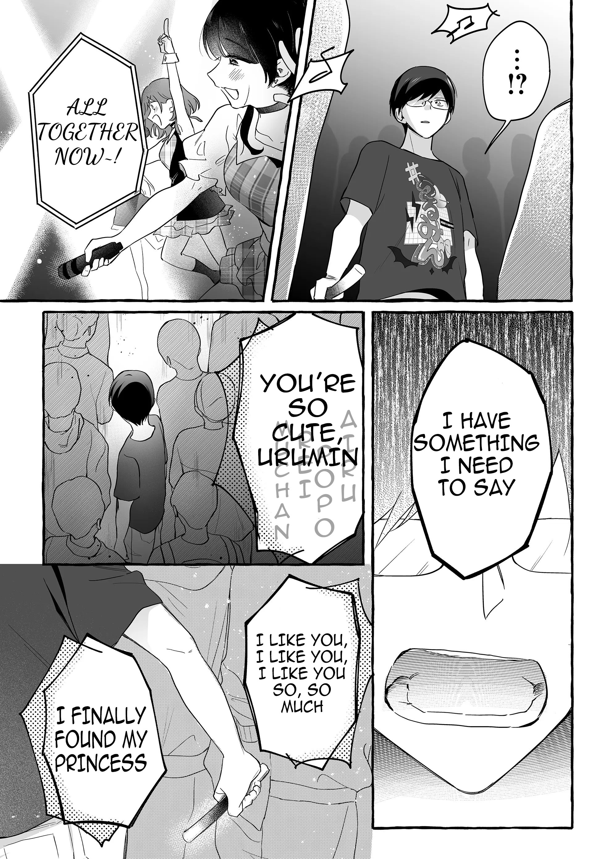 Halaman dari Damedol to Sekai ni Hitori Dake no Fan Chapter 26