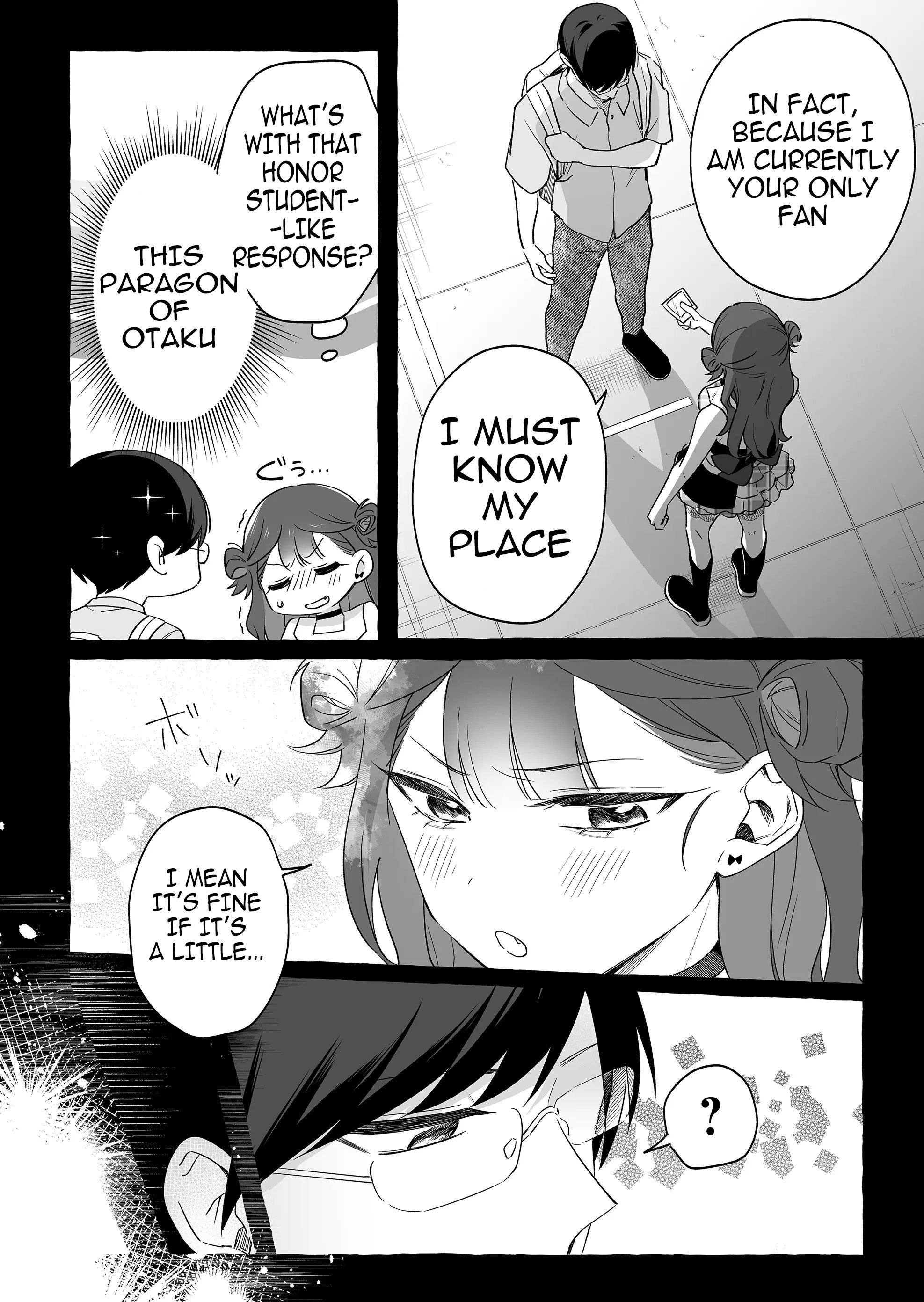 Halaman dari Damedol to Sekai ni Hitori Dake no Fan Chapter 26
