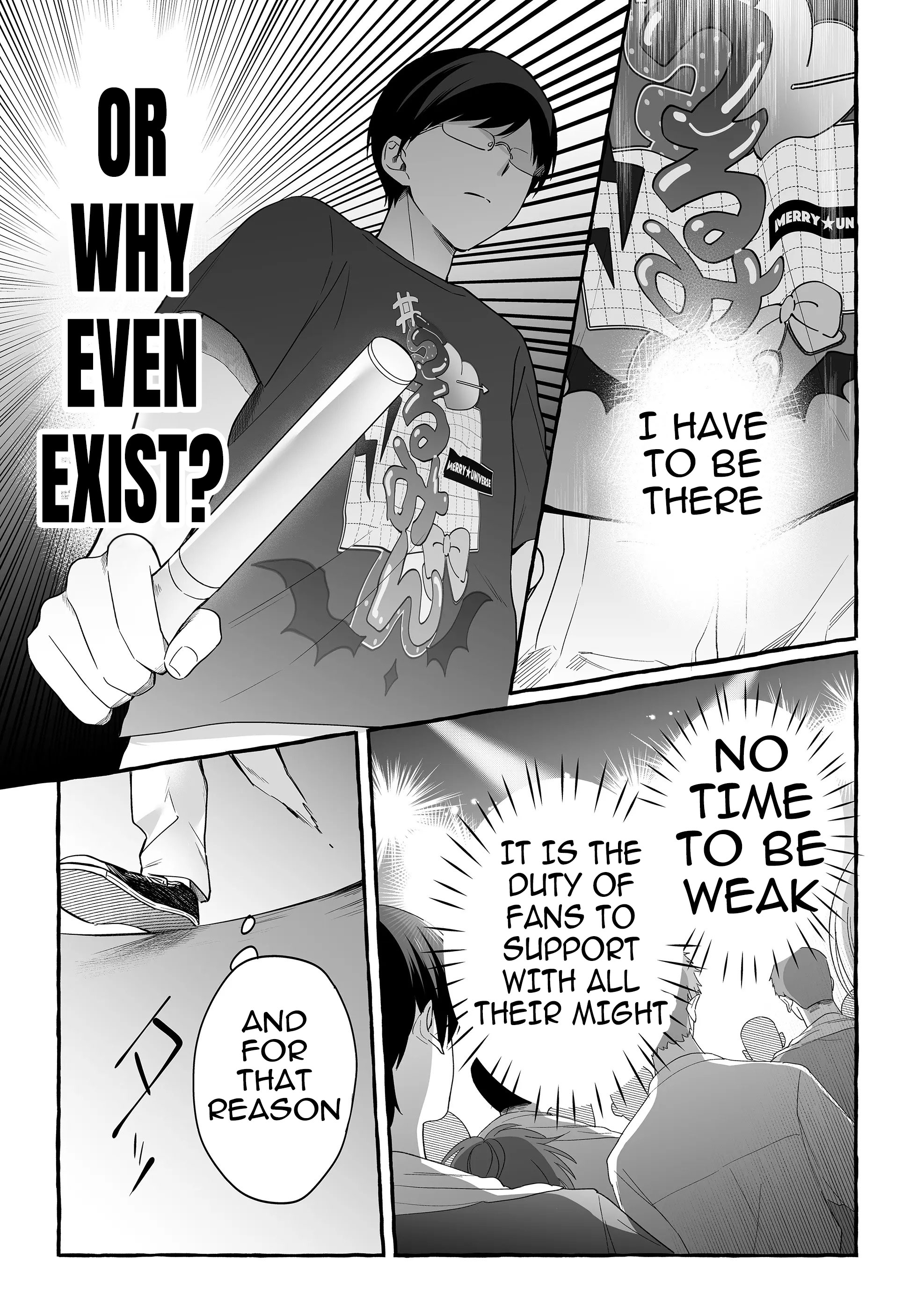 Halaman dari Damedol to Sekai ni Hitori Dake no Fan Chapter 26