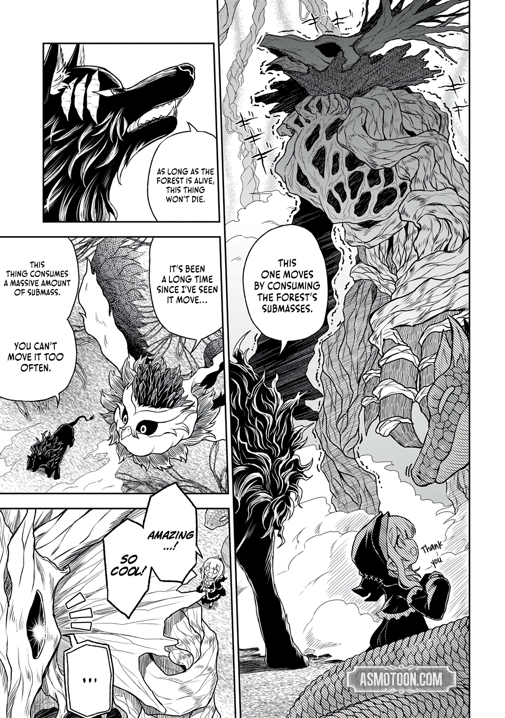 Halaman dari Mamono no Mori no Shojo Nova Chapter 3