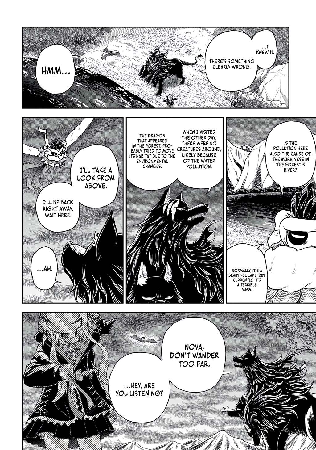 Halaman dari Mamono no Mori no Shojo Nova Chapter 3