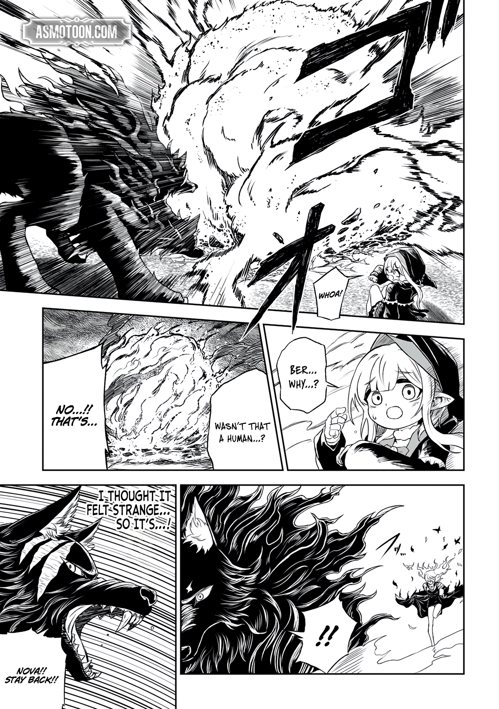 Halaman dari Mamono no Mori no Shojo Nova Chapter 3