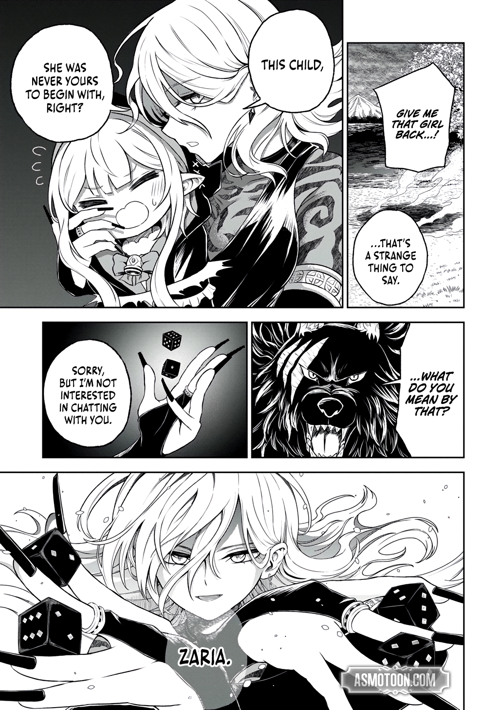 Halaman dari Mamono no Mori no Shojo Nova Chapter 3