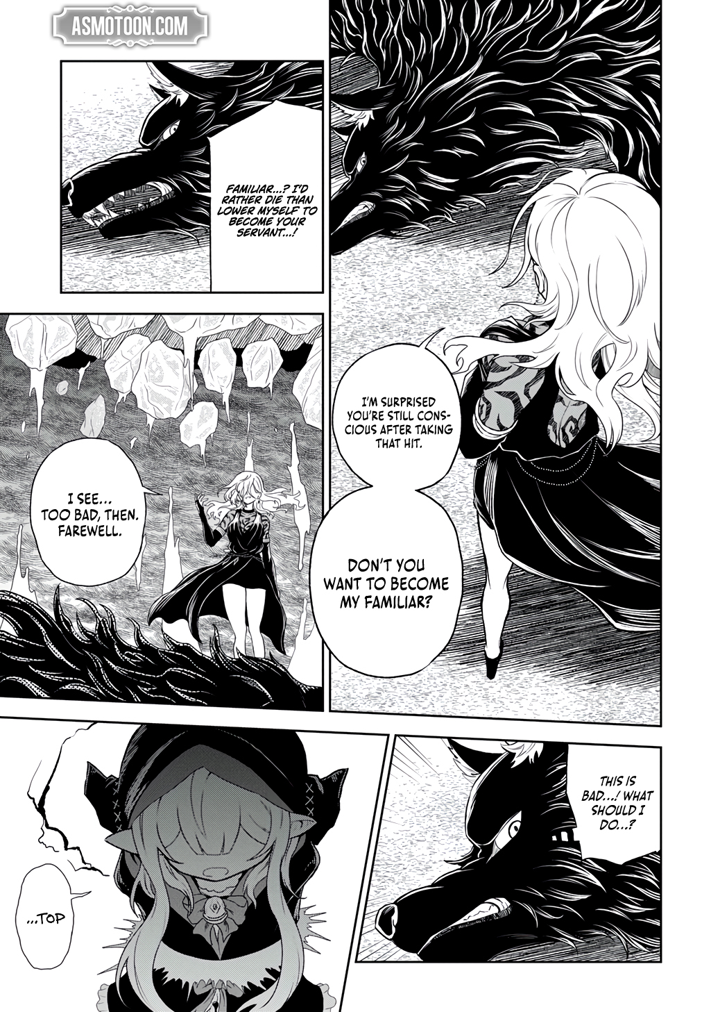 Halaman dari Mamono no Mori no Shojo Nova Chapter 3