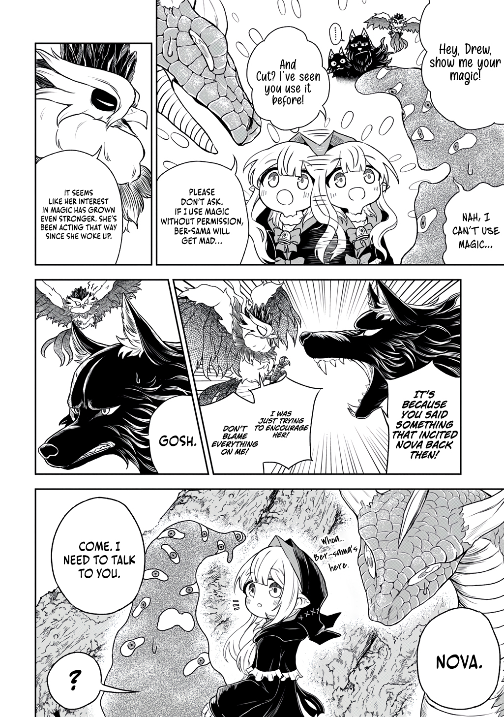 Halaman dari Mamono no Mori no Shojo Nova Chapter 3