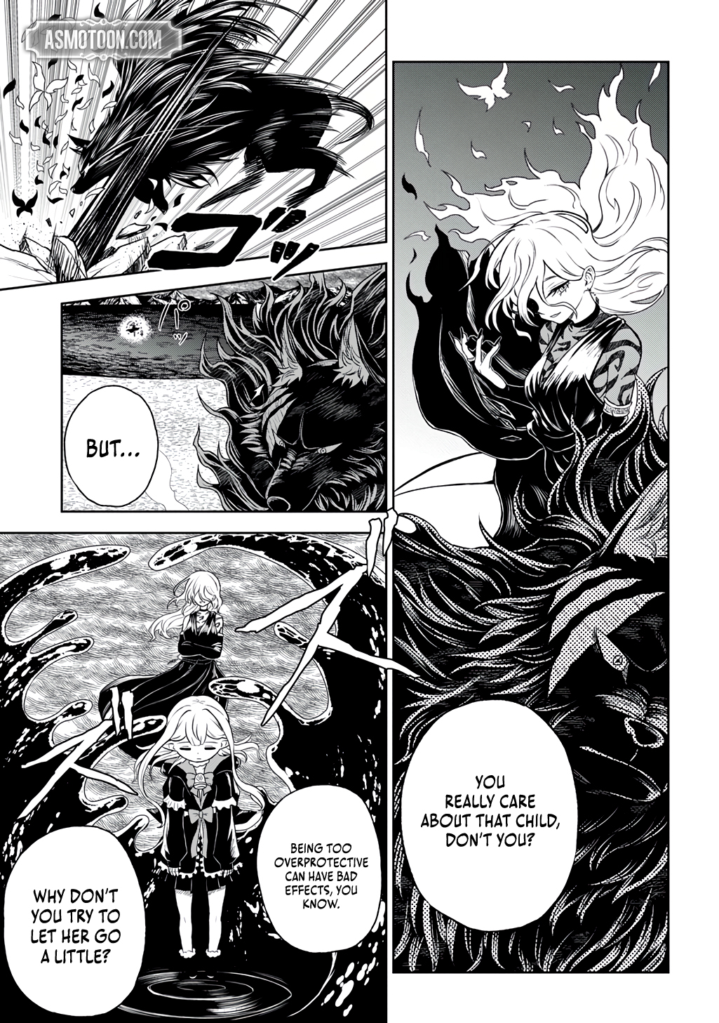 Halaman dari Mamono no Mori no Shojo Nova Chapter 3