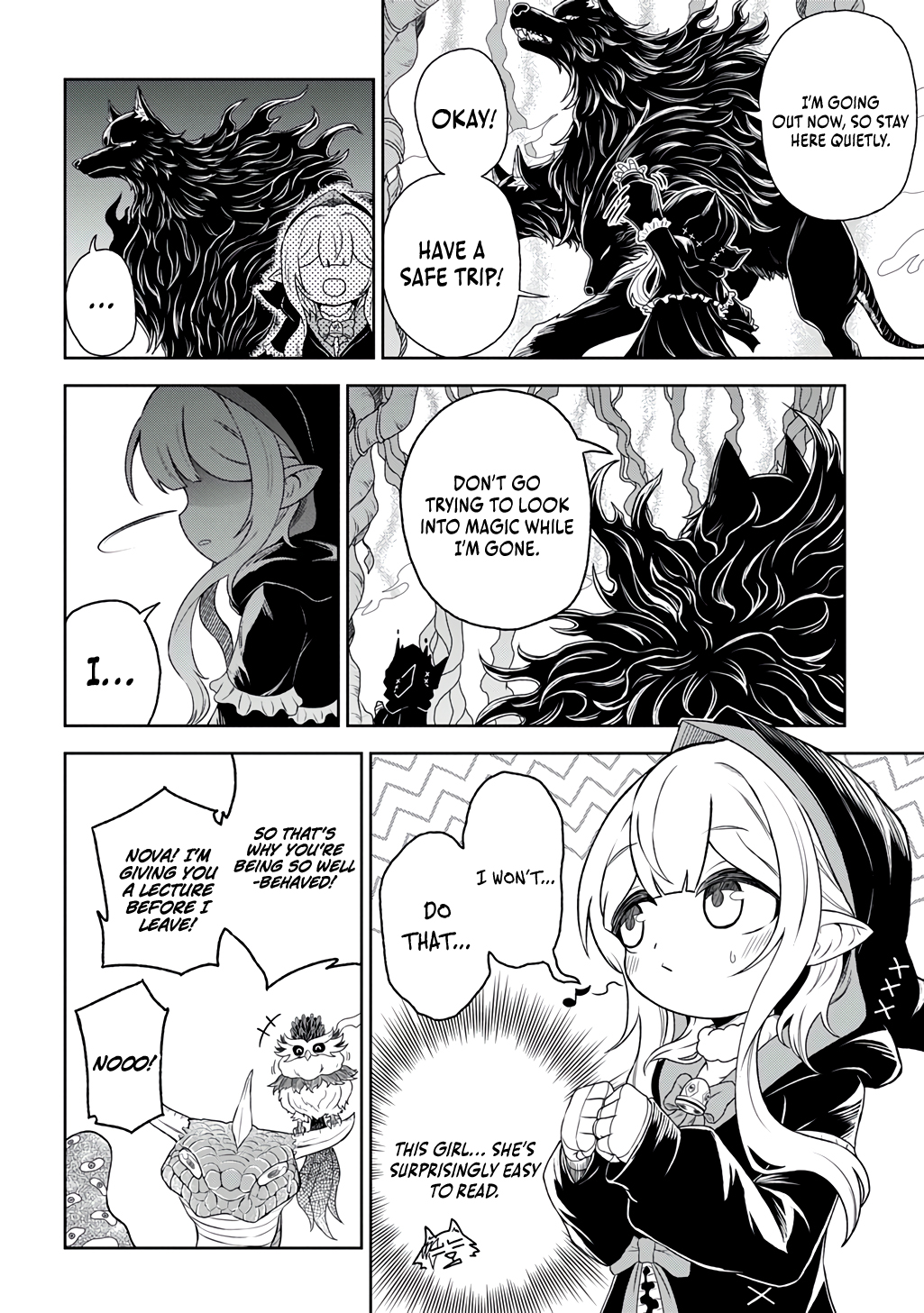 Halaman dari Mamono no Mori no Shojo Nova Chapter 3