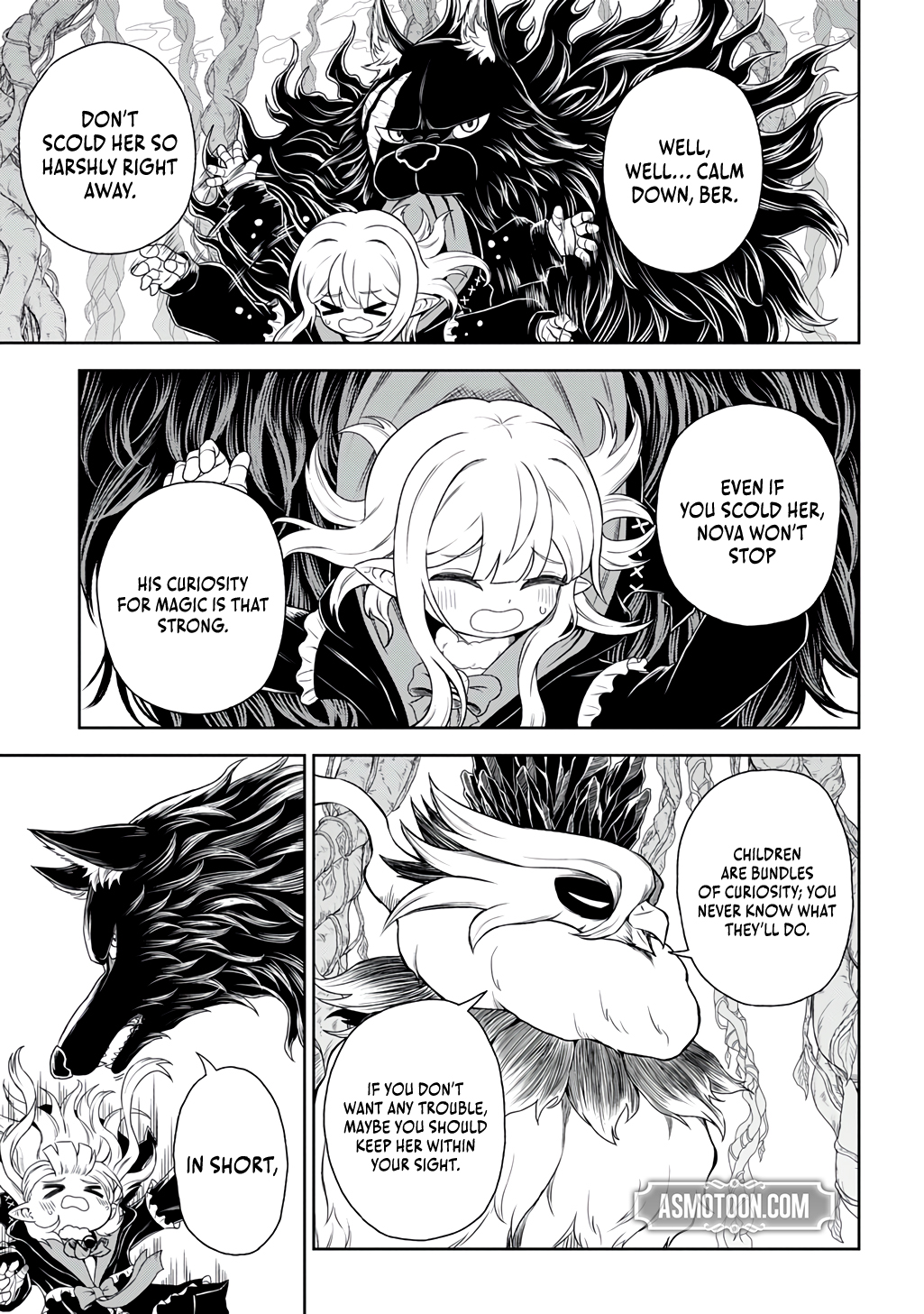 Halaman dari Mamono no Mori no Shojo Nova Chapter 3