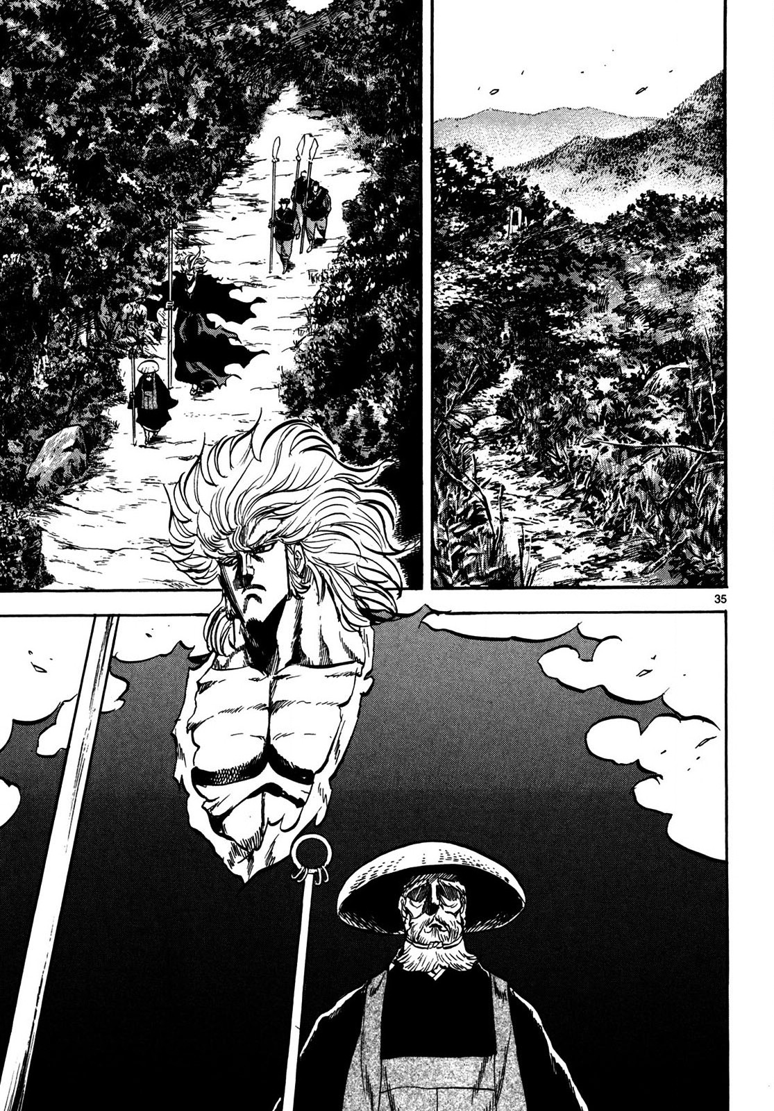 Halaman dari Ten'i Muhō Musashibō Benkei Chapter 1