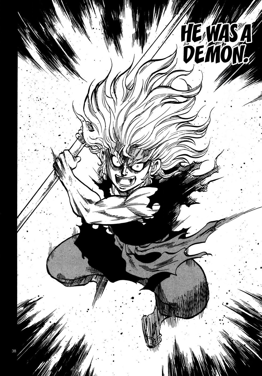 Halaman dari Ten'i Muhō Musashibō Benkei Chapter 1