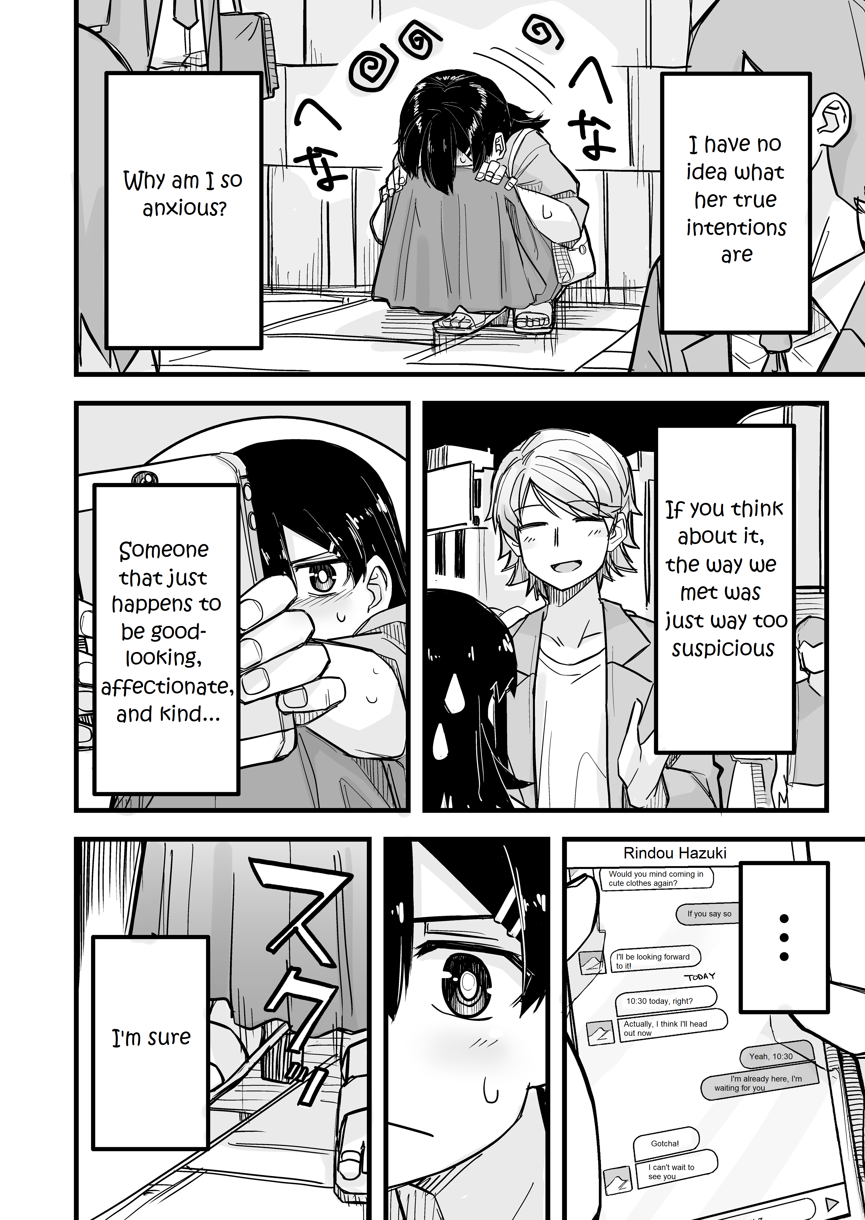 Halaman dari Ikemen Joshi to Josou Danshi Chapter 7
