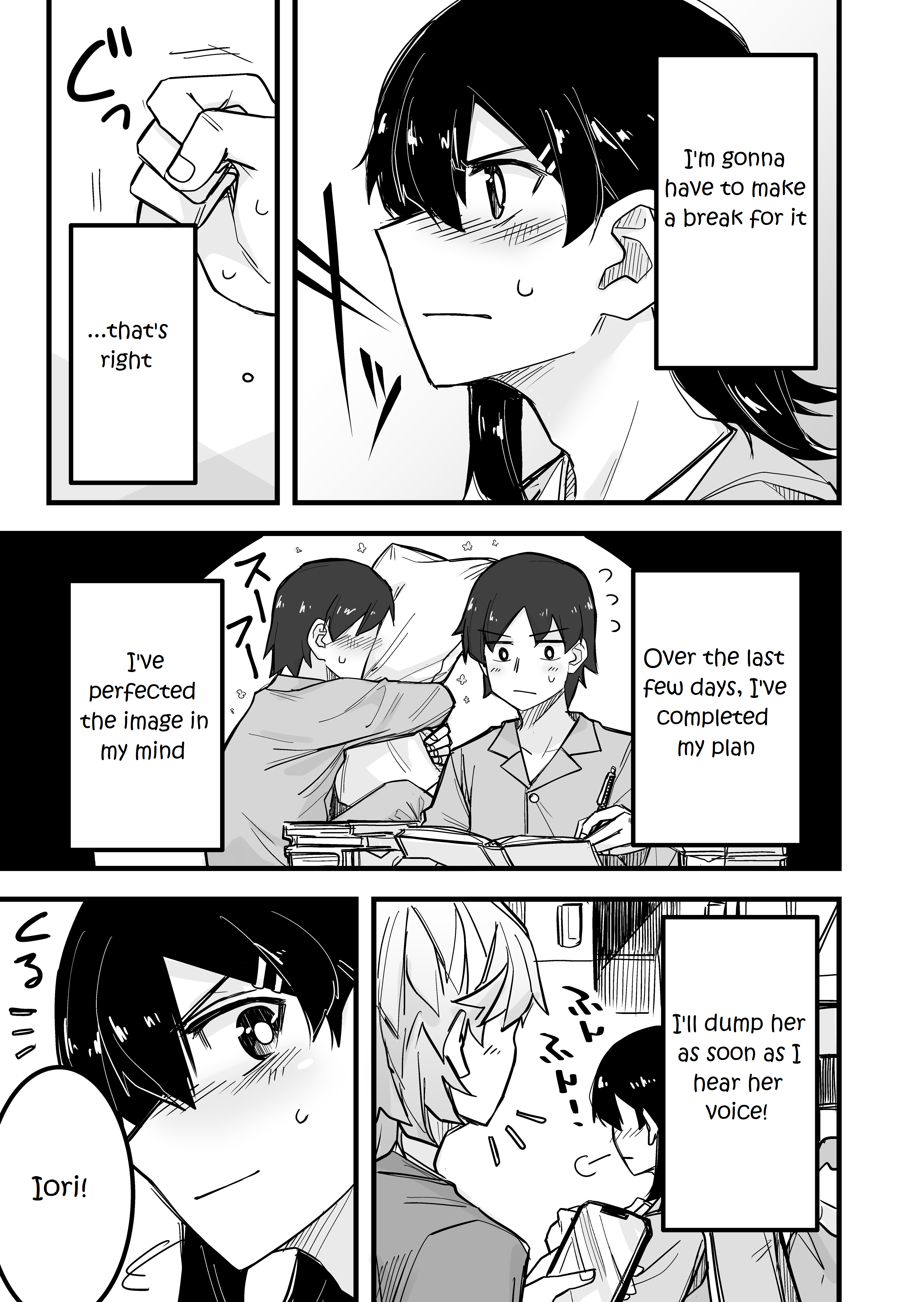 Halaman dari Ikemen Joshi to Josou Danshi Chapter 7