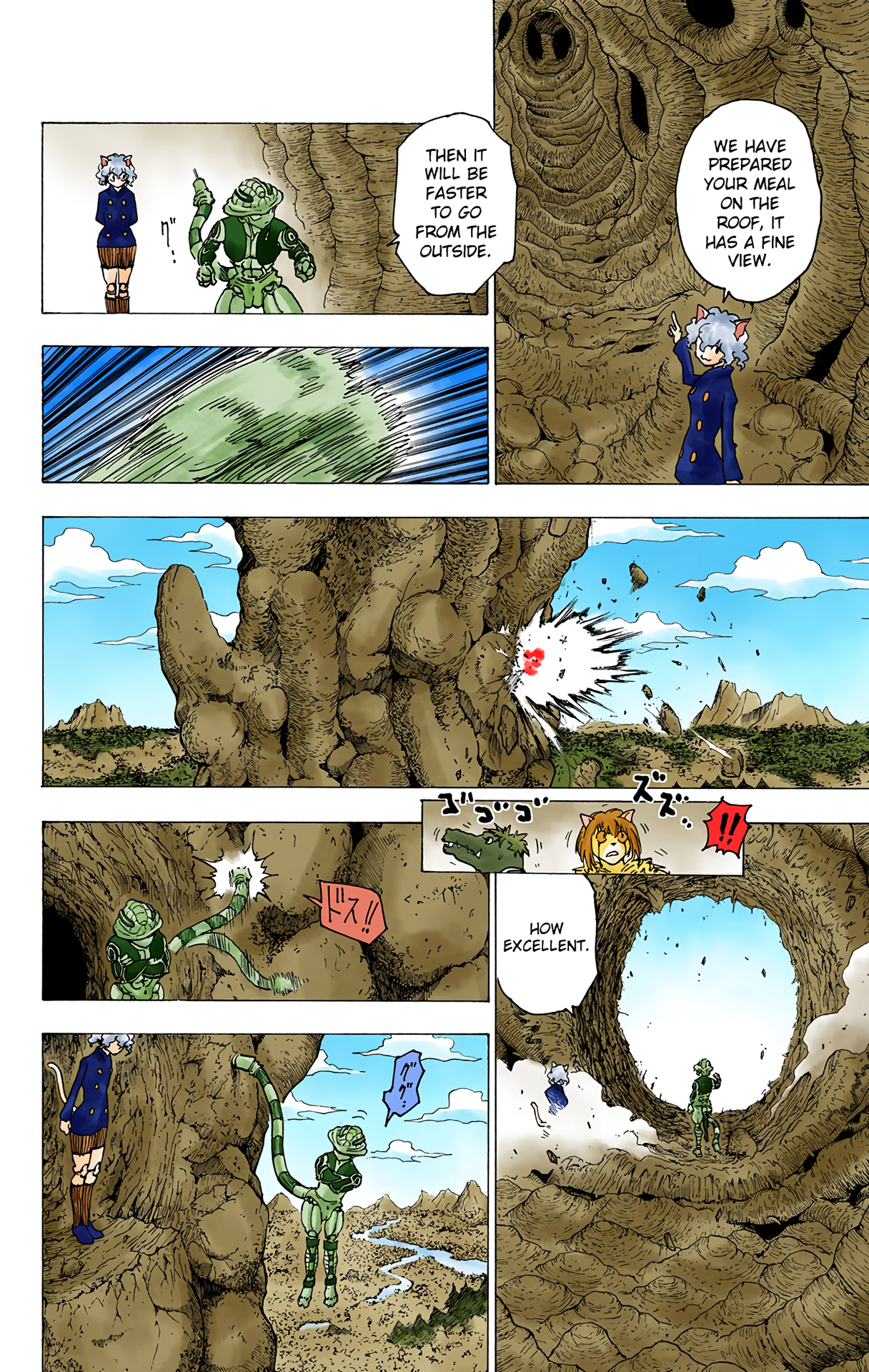 Halaman dari HUNTER x HUNTER (Official Colored) Chapter 213