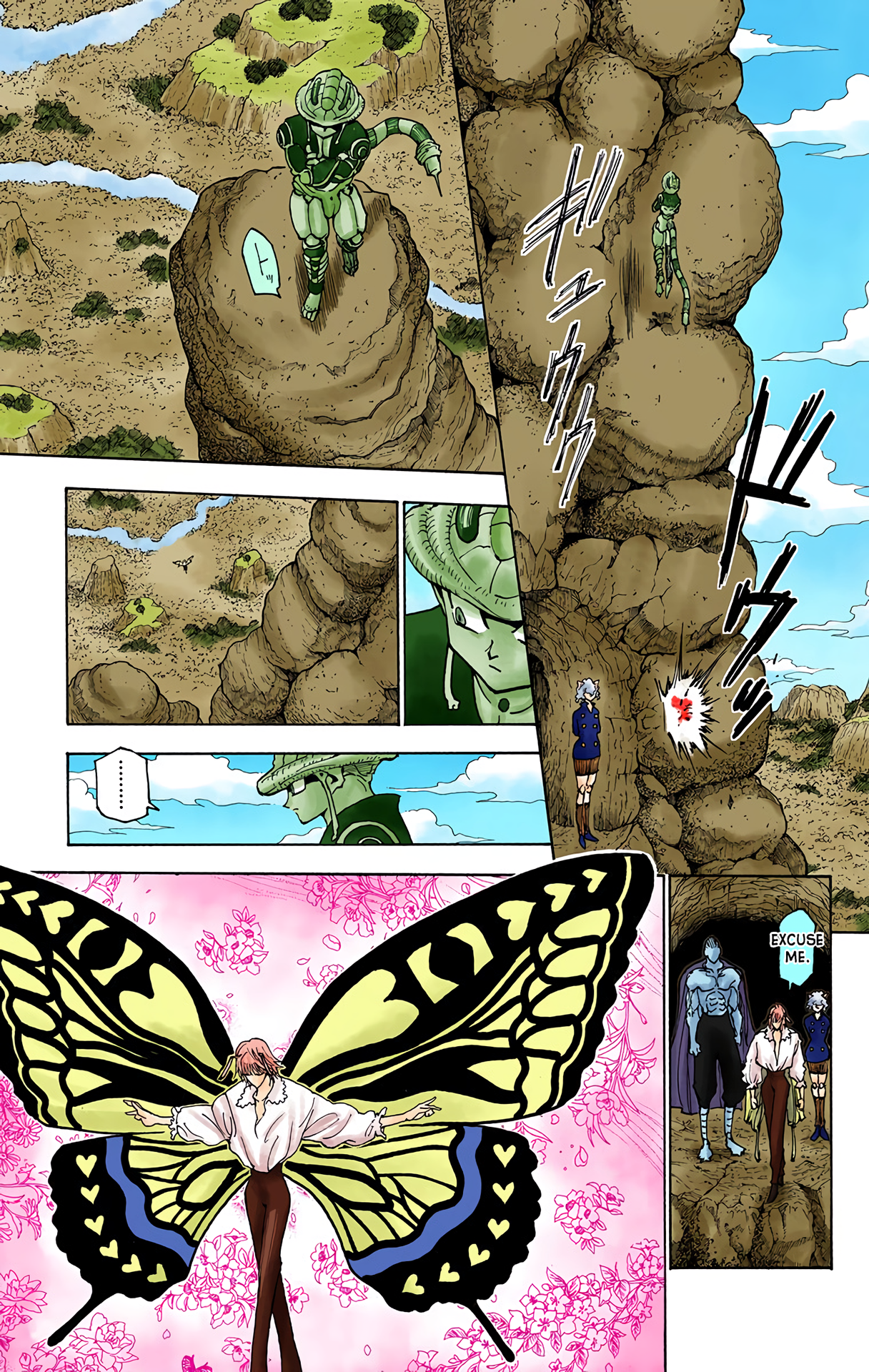 Halaman dari HUNTER x HUNTER (Official Colored) Chapter 213