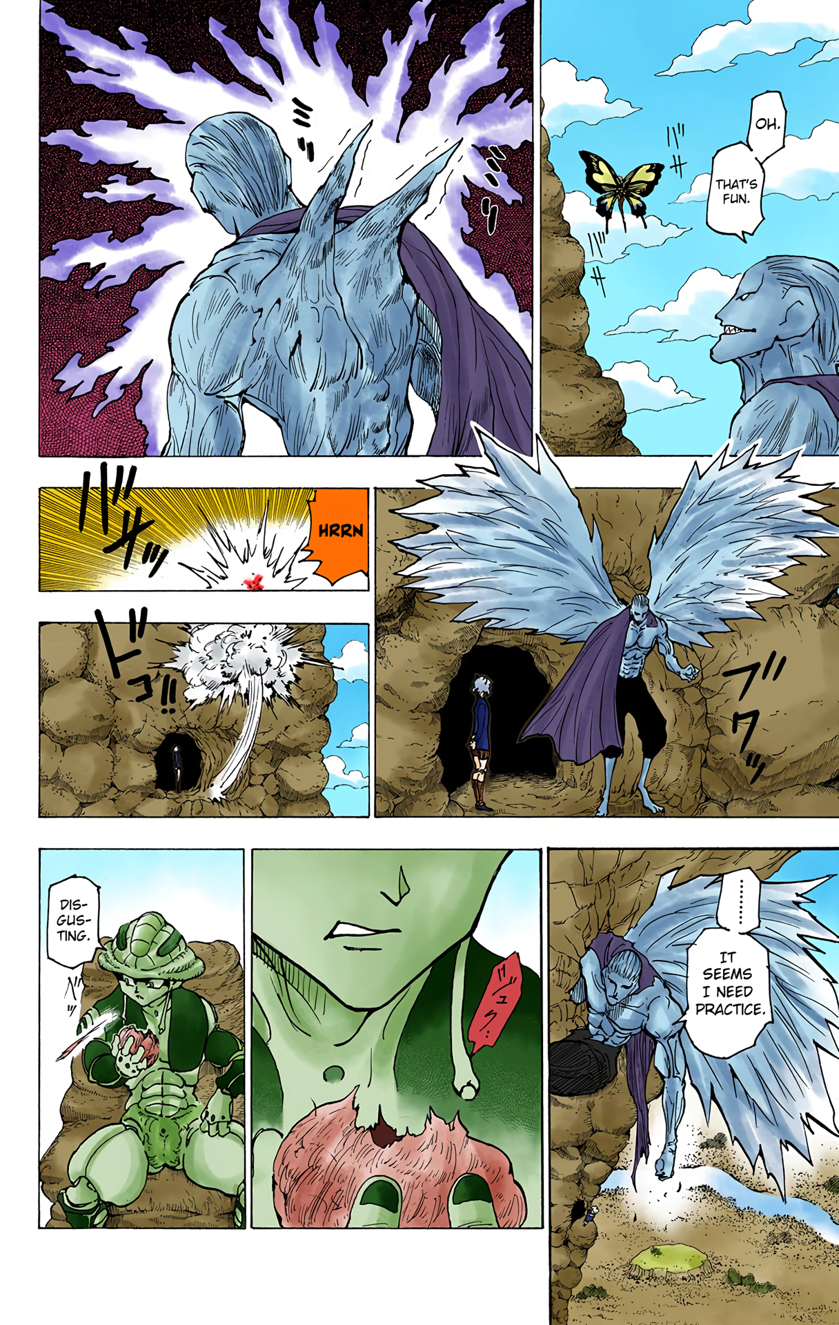 Halaman dari HUNTER x HUNTER (Official Colored) Chapter 213