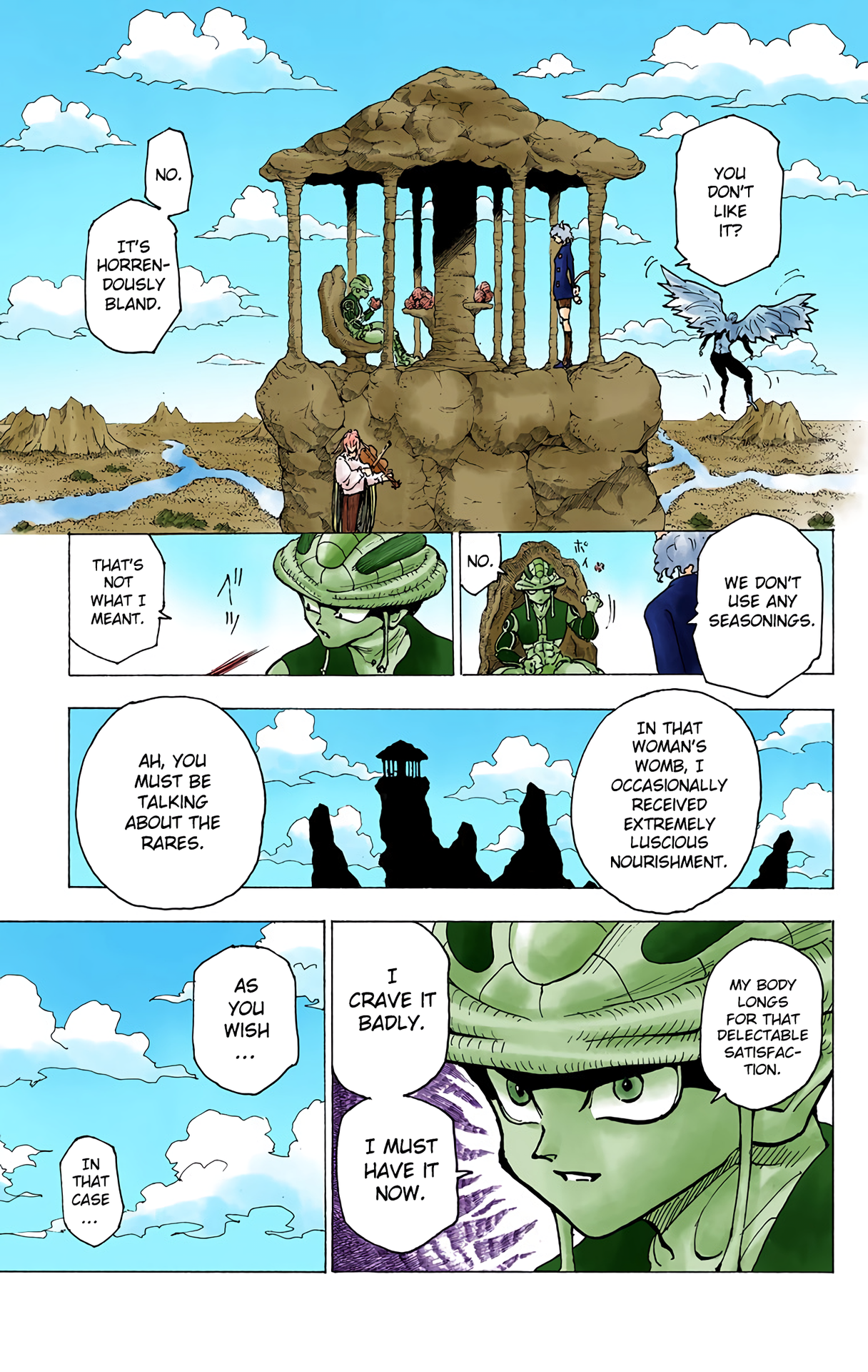 Halaman dari HUNTER x HUNTER (Official Colored) Chapter 213