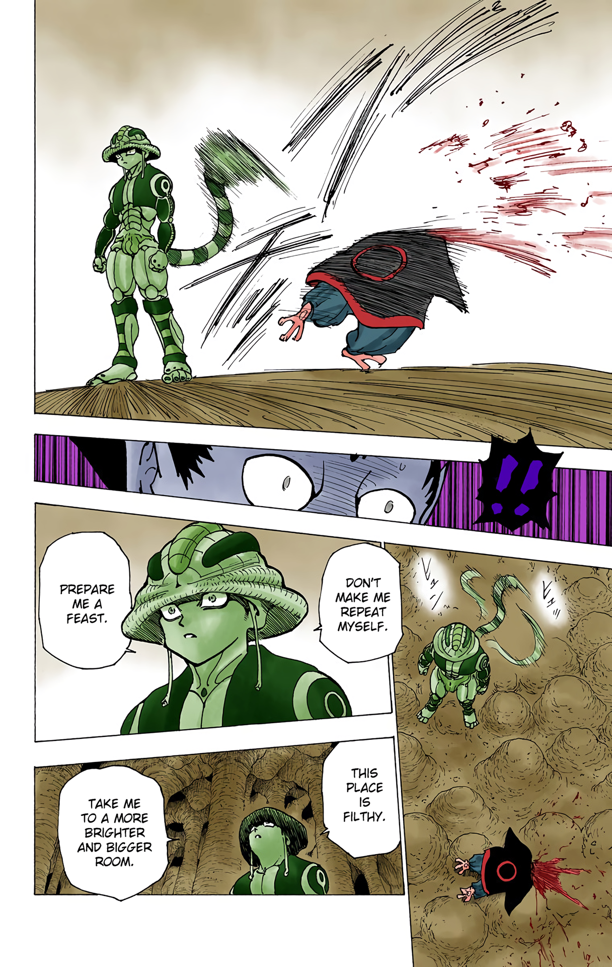 Halaman dari HUNTER x HUNTER (Official Colored) Chapter 213