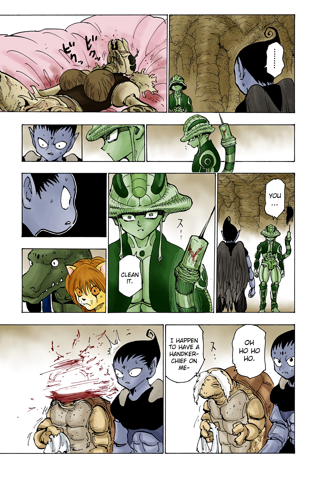 Halaman dari HUNTER x HUNTER (Official Colored) Chapter 213