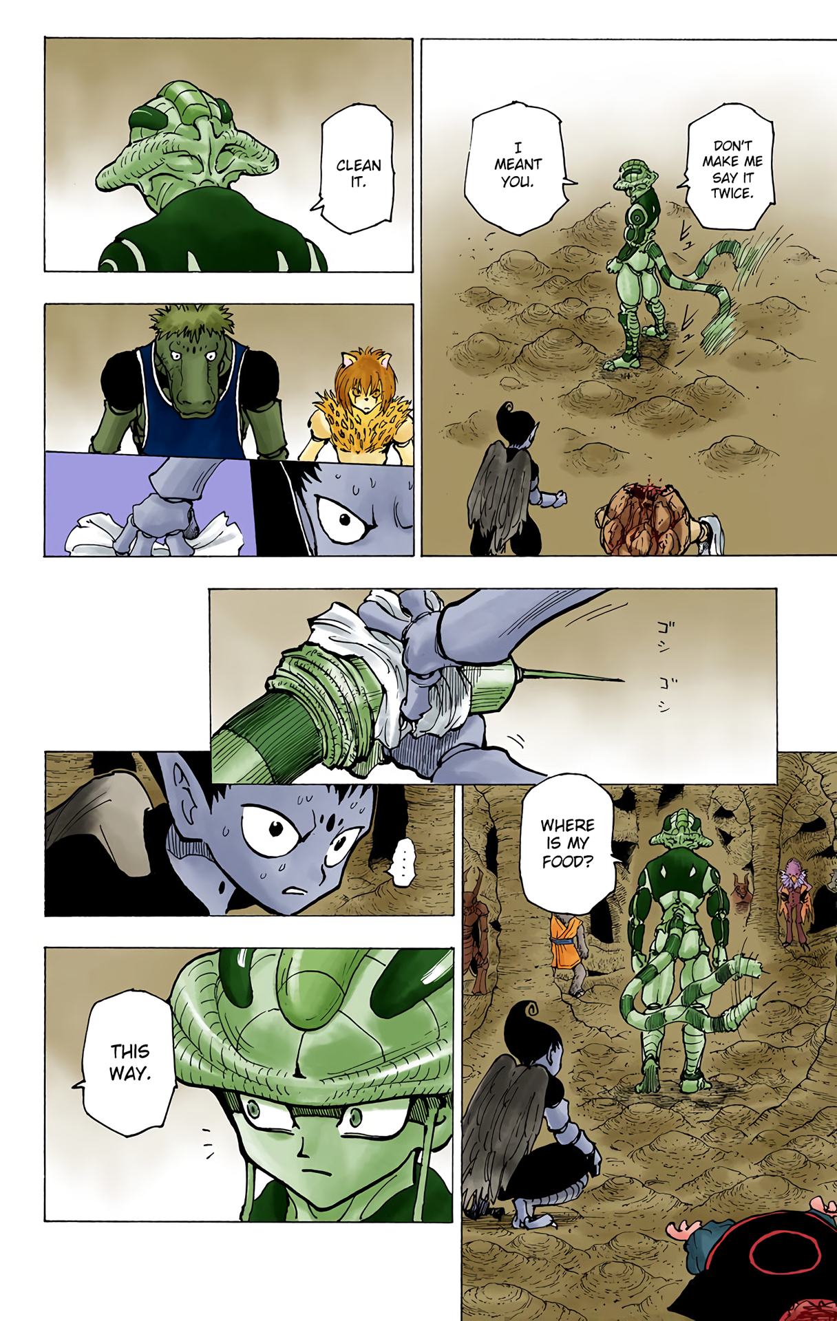 Halaman dari HUNTER x HUNTER (Official Colored) Chapter 213