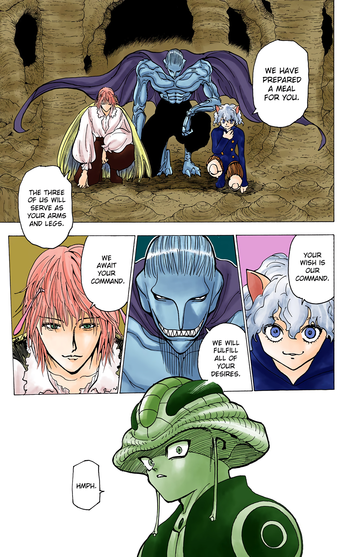Halaman dari HUNTER x HUNTER (Official Colored) Chapter 213