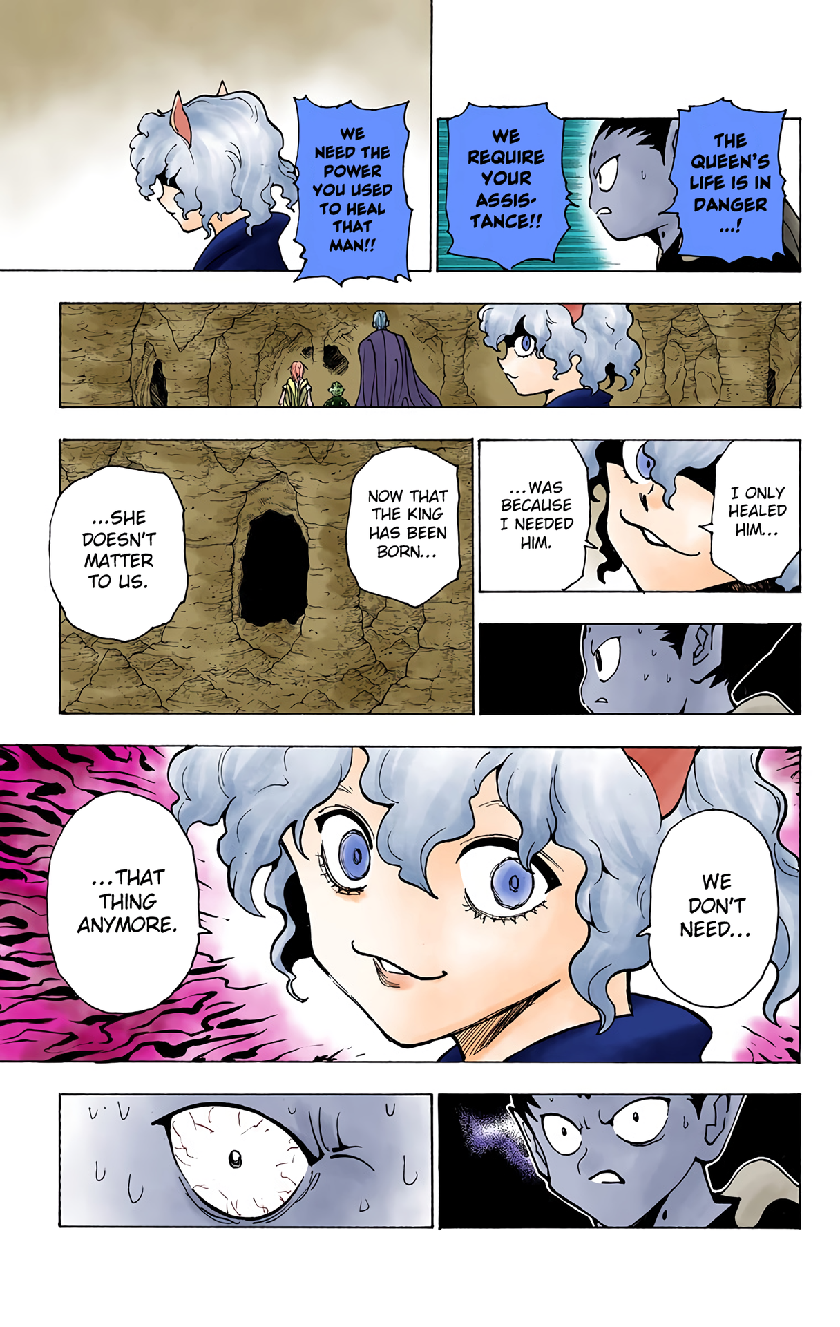 Halaman dari HUNTER x HUNTER (Official Colored) Chapter 213