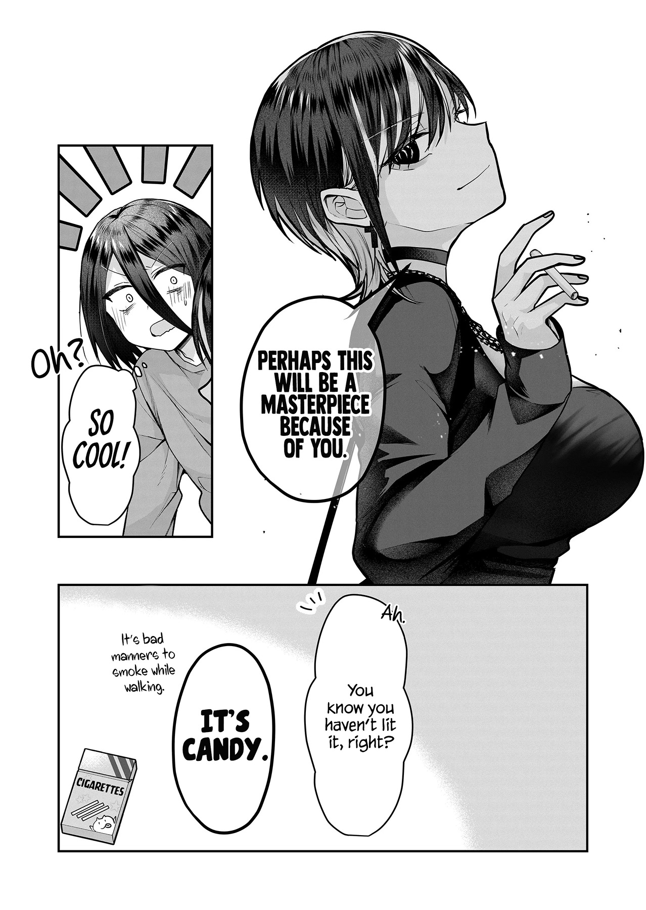 Halaman dari Gal Yome no Himitsu Chapter 8