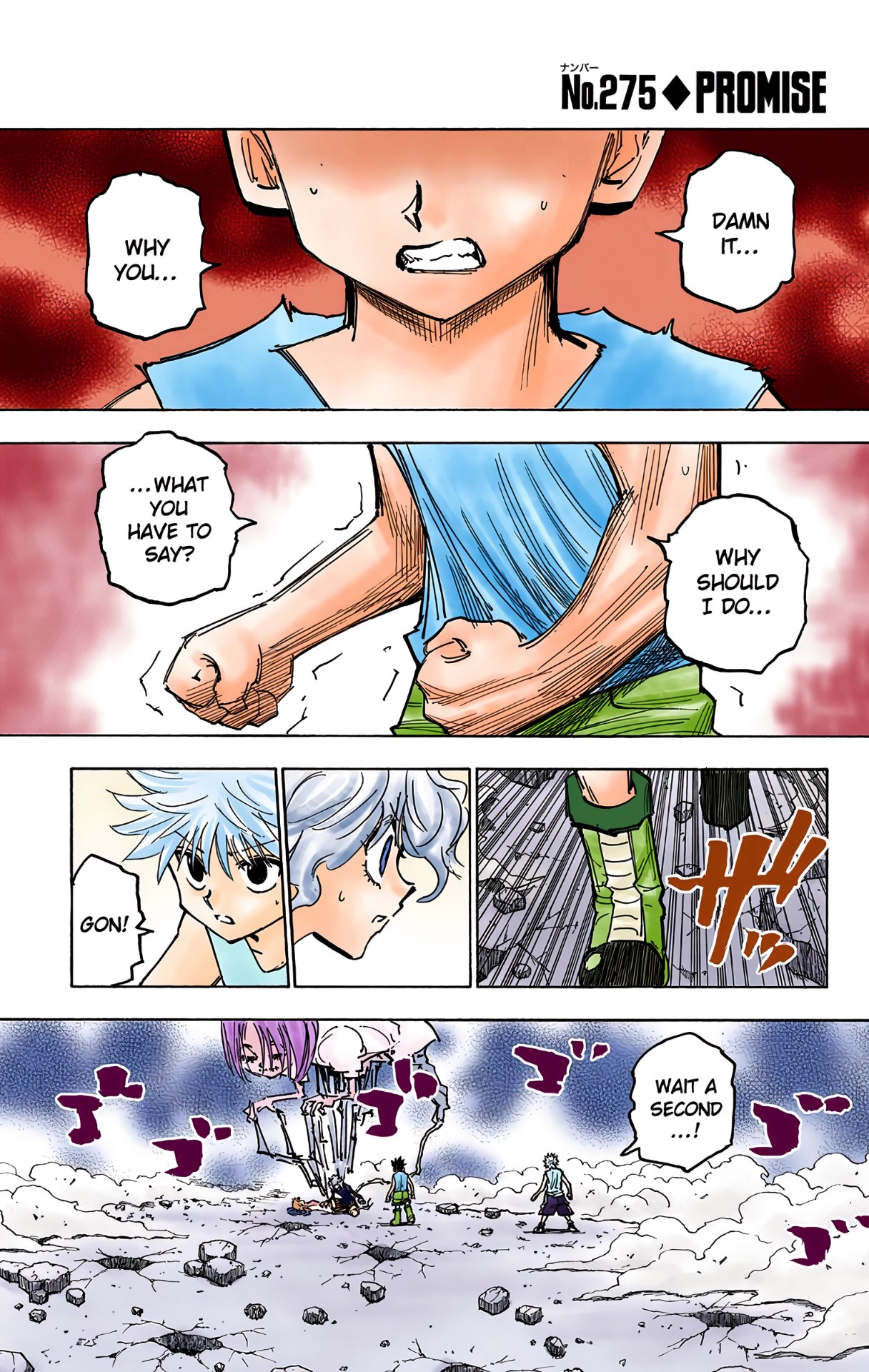 Halaman dari HUNTER x HUNTER (Official Colored) Chapter 275