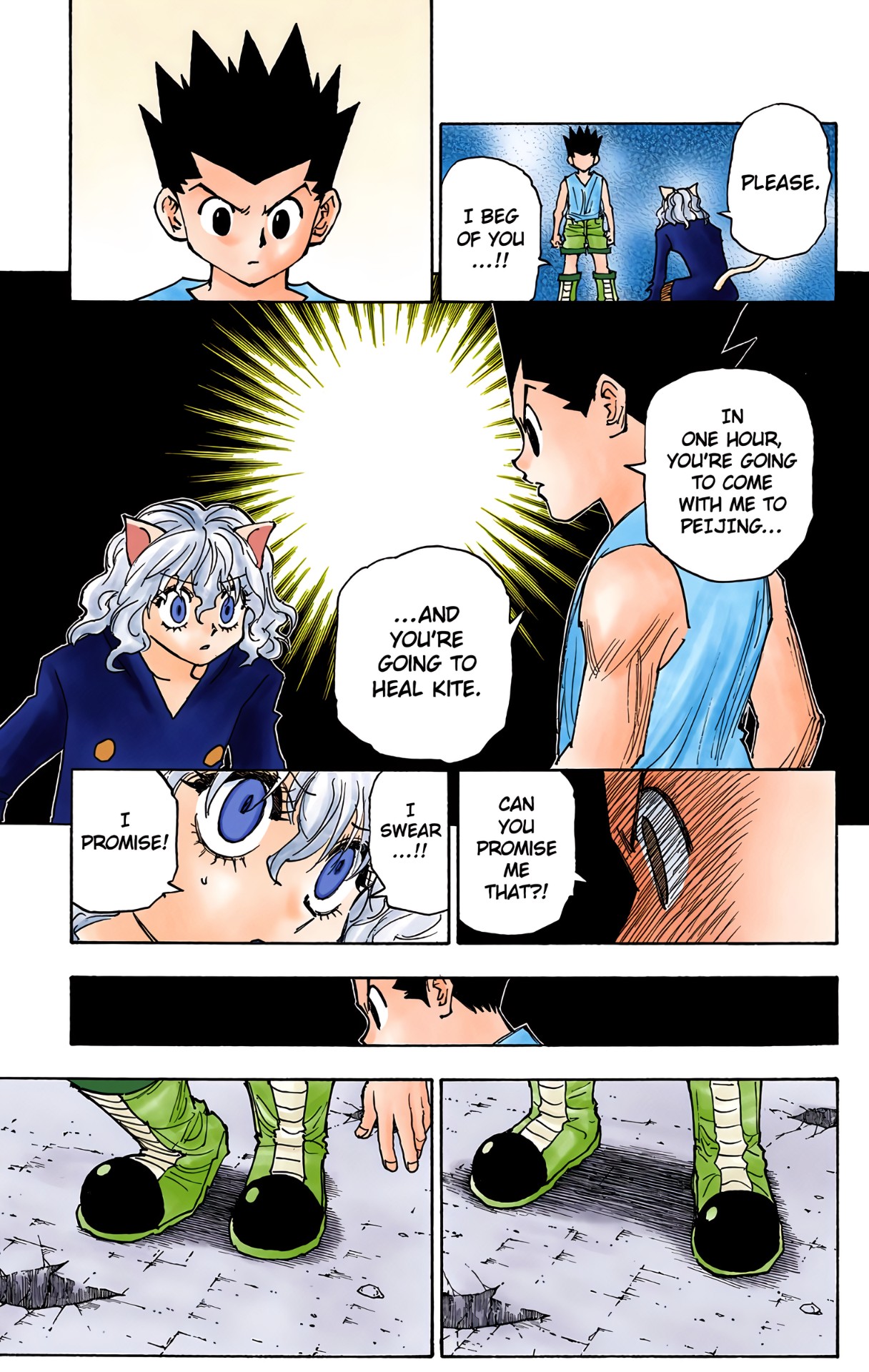 Halaman dari HUNTER x HUNTER (Official Colored) Chapter 275