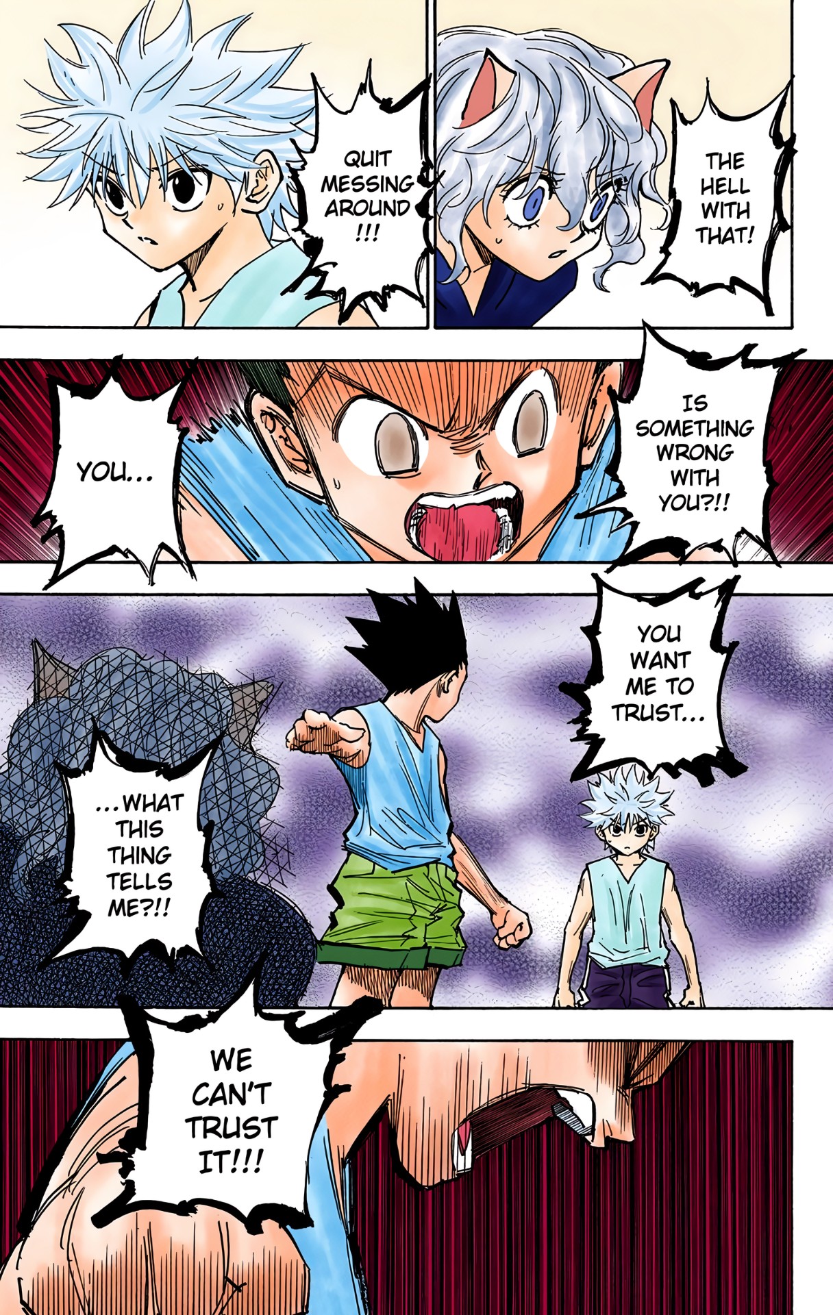 Halaman dari HUNTER x HUNTER (Official Colored) Chapter 275