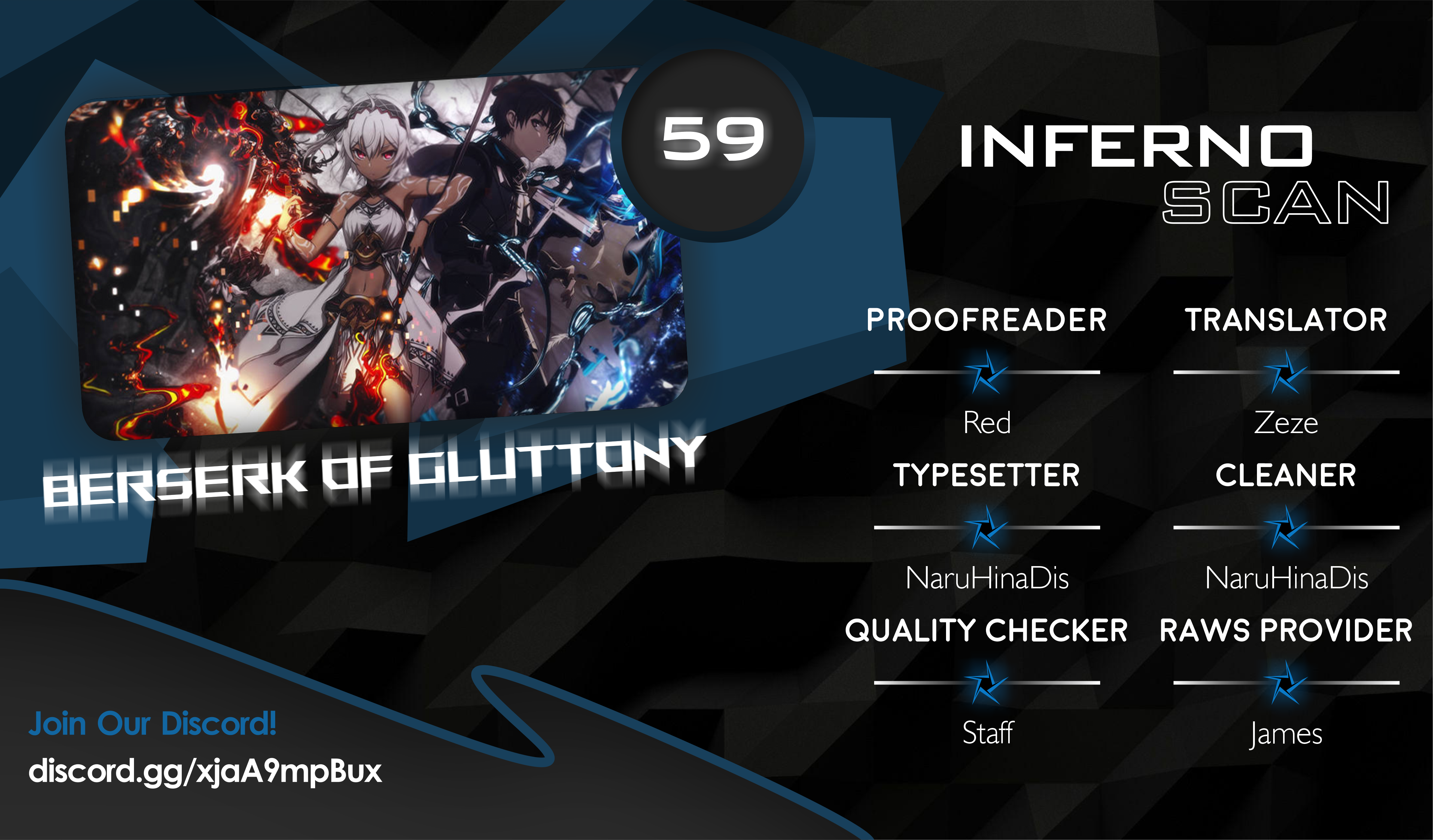 Halaman dari Boushoku no Berserk ~Ore dake Level to Iu Gainen wo Toppa suru~ Chapter 59