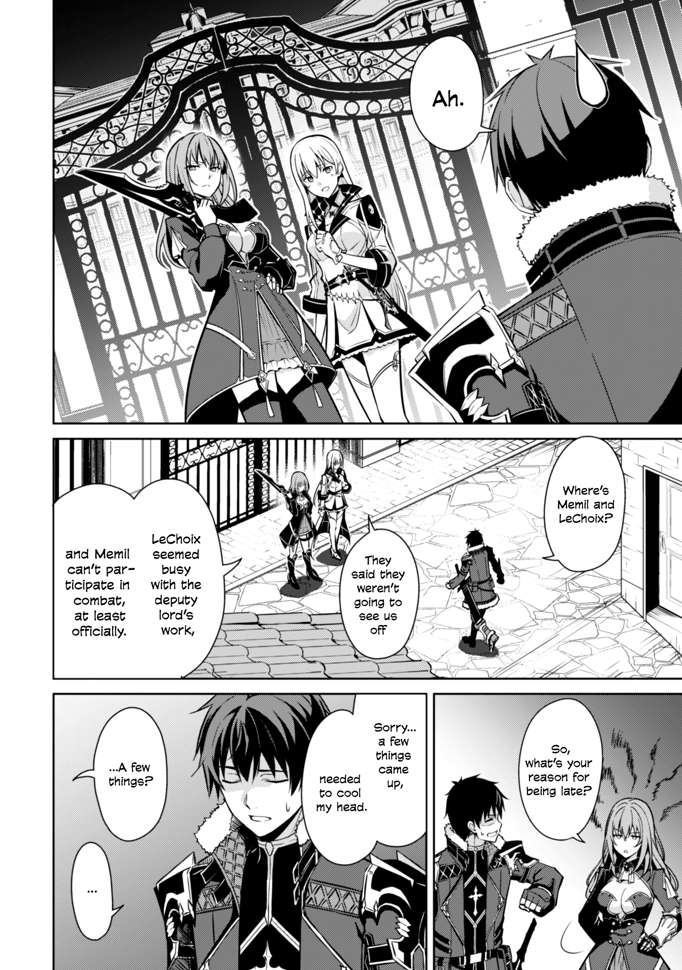 Halaman dari Boushoku no Berserk ~Ore dake Level to Iu Gainen wo Toppa suru~ Chapter 59