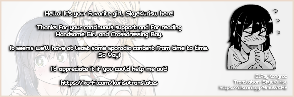 Halaman dari Ikemen Joshi to Josou Danshi Chapter 109