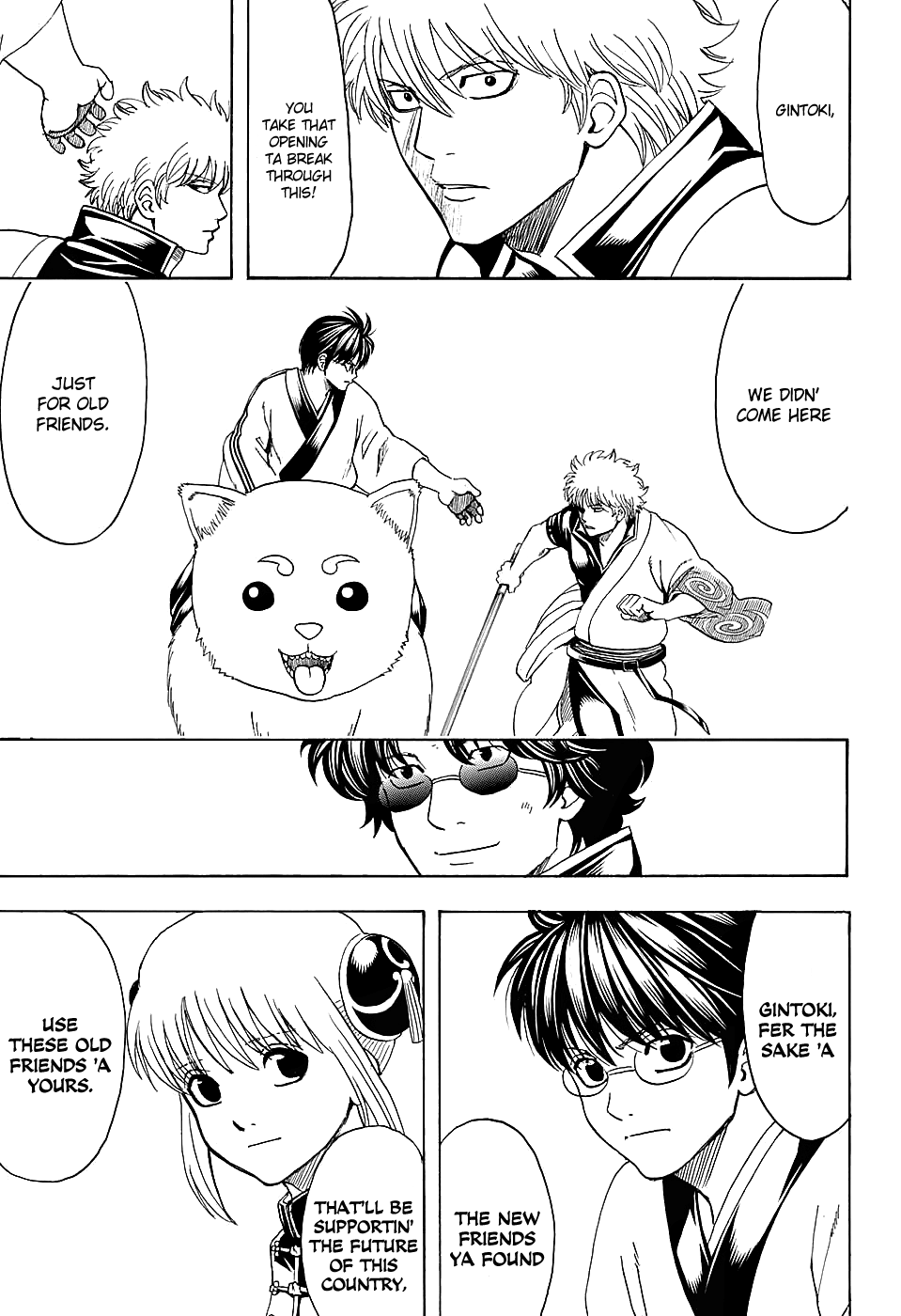 Halaman dari Gintama Chapter 575