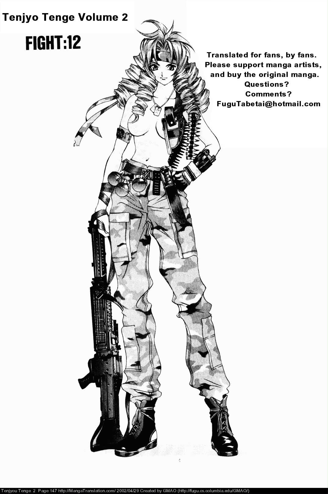 Halaman dari Tenjou Tenge Chapter 12